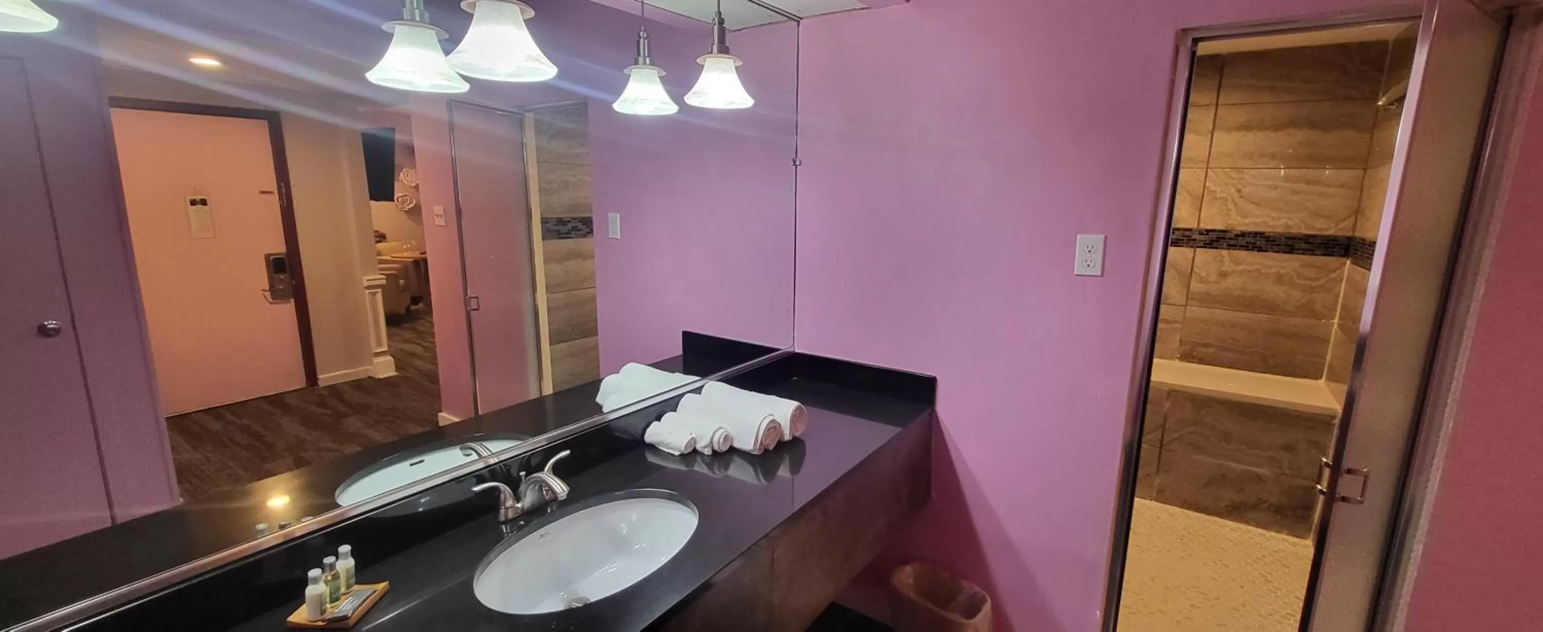 Bathroom in Inn of the Dove Harrisburg-Hershey Romantic Suites