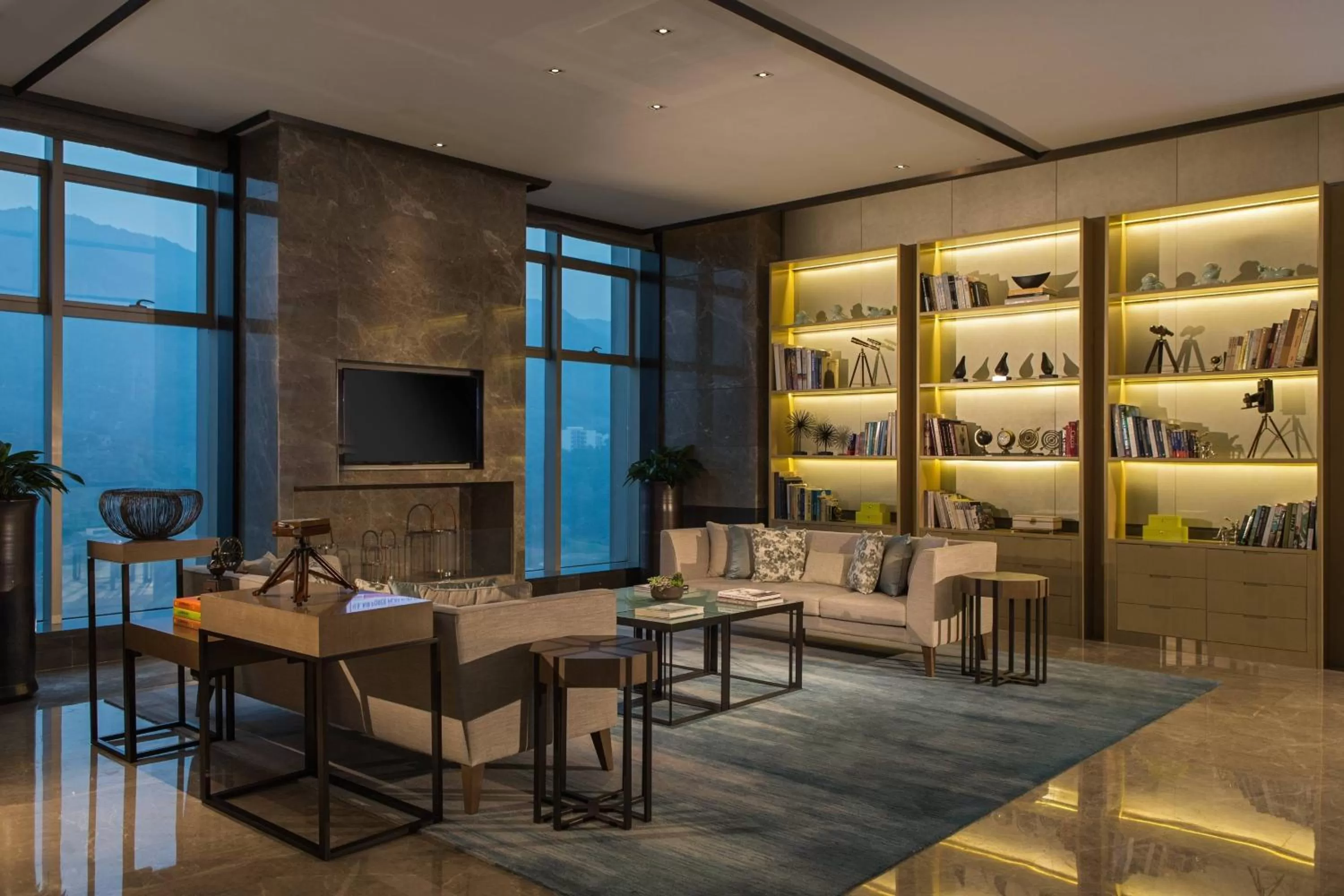 Lobby or reception in Chongqing Marriott Hotel