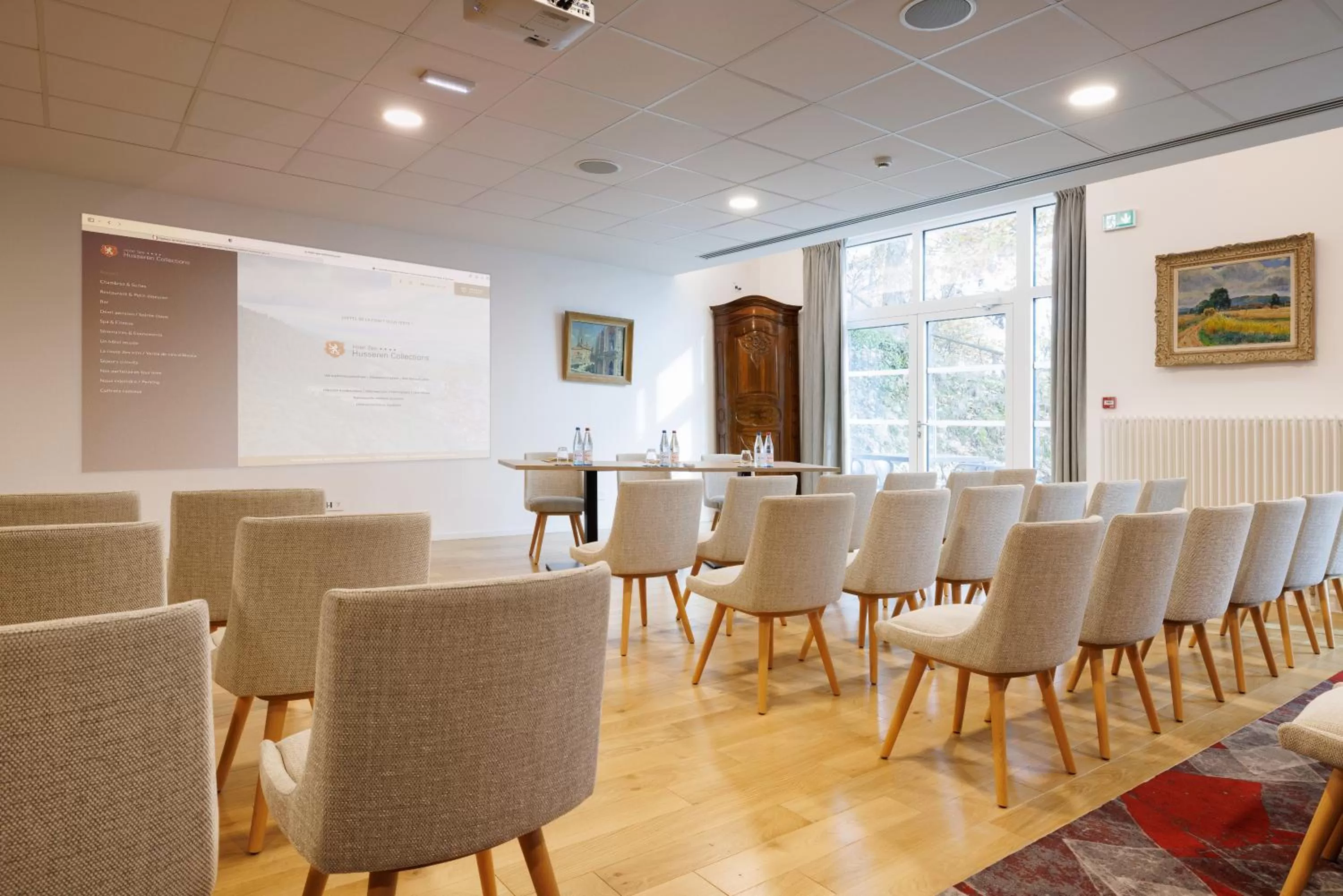 Meeting/conference room in Hotel SPA Husseren Collections - Proche Colmar - Eguisheim