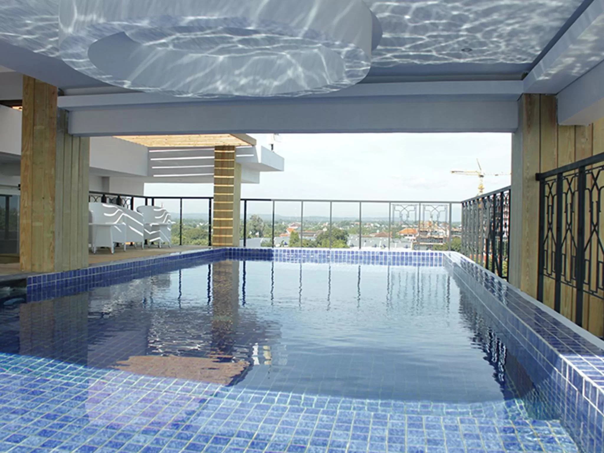 Swimming pool in The Cube Hotel Malioboro, Azana Hotels Collection