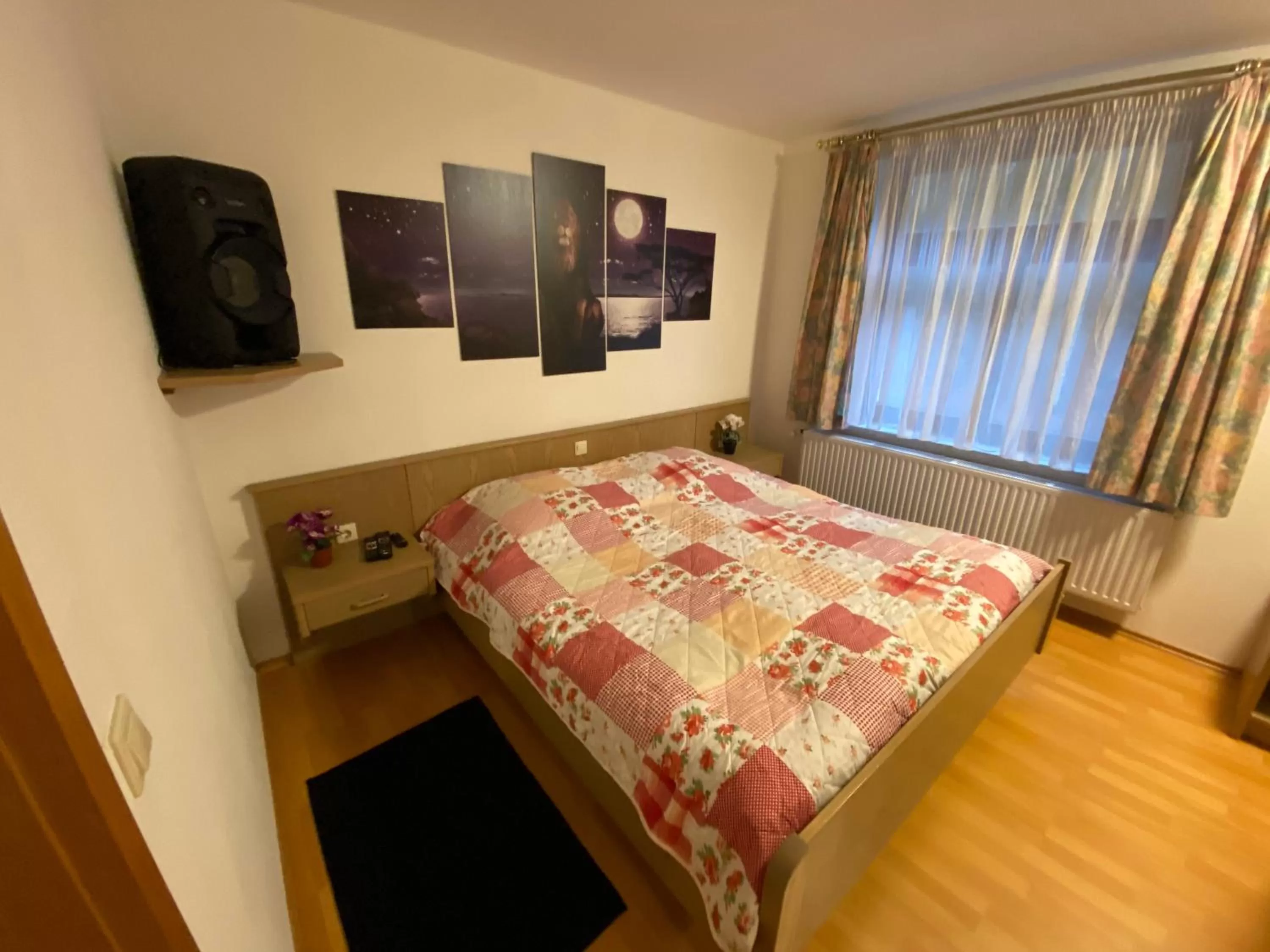 Bed in Hotel Bielatal