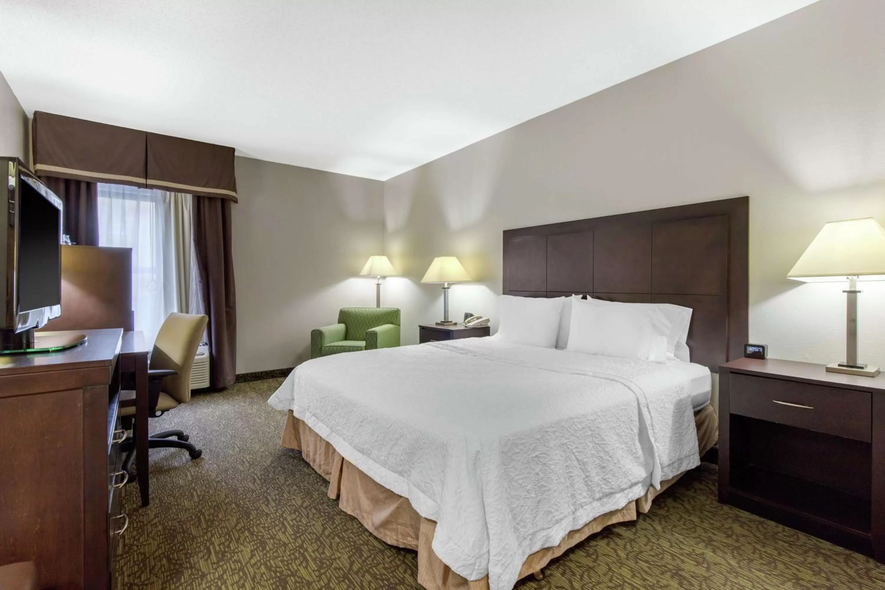 King Room with Bath Tub - Mobility/Hearing Accessible - Non-Smoking in Hampton Inn Mebane