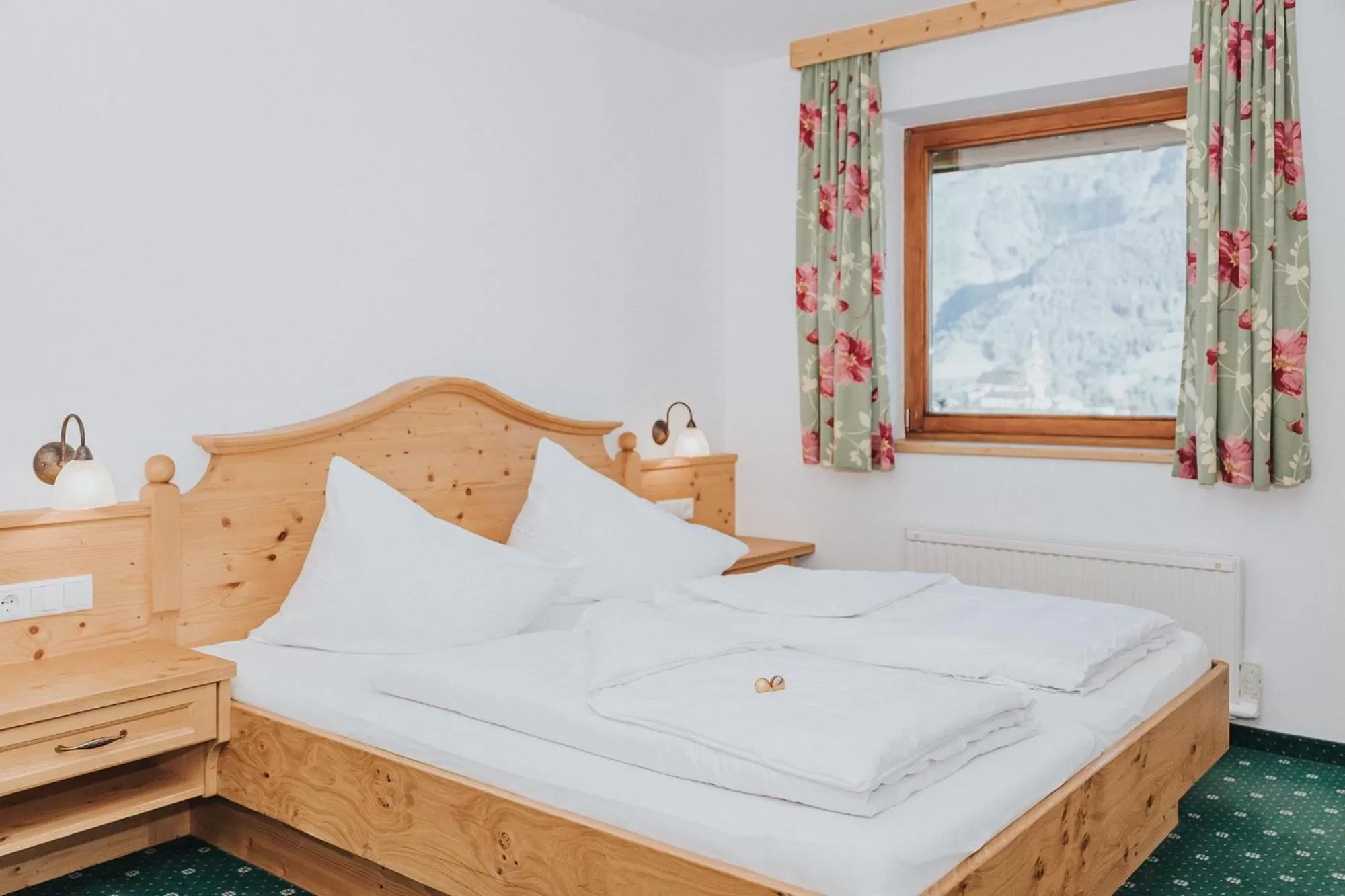 Bed in Hotel Silberfux