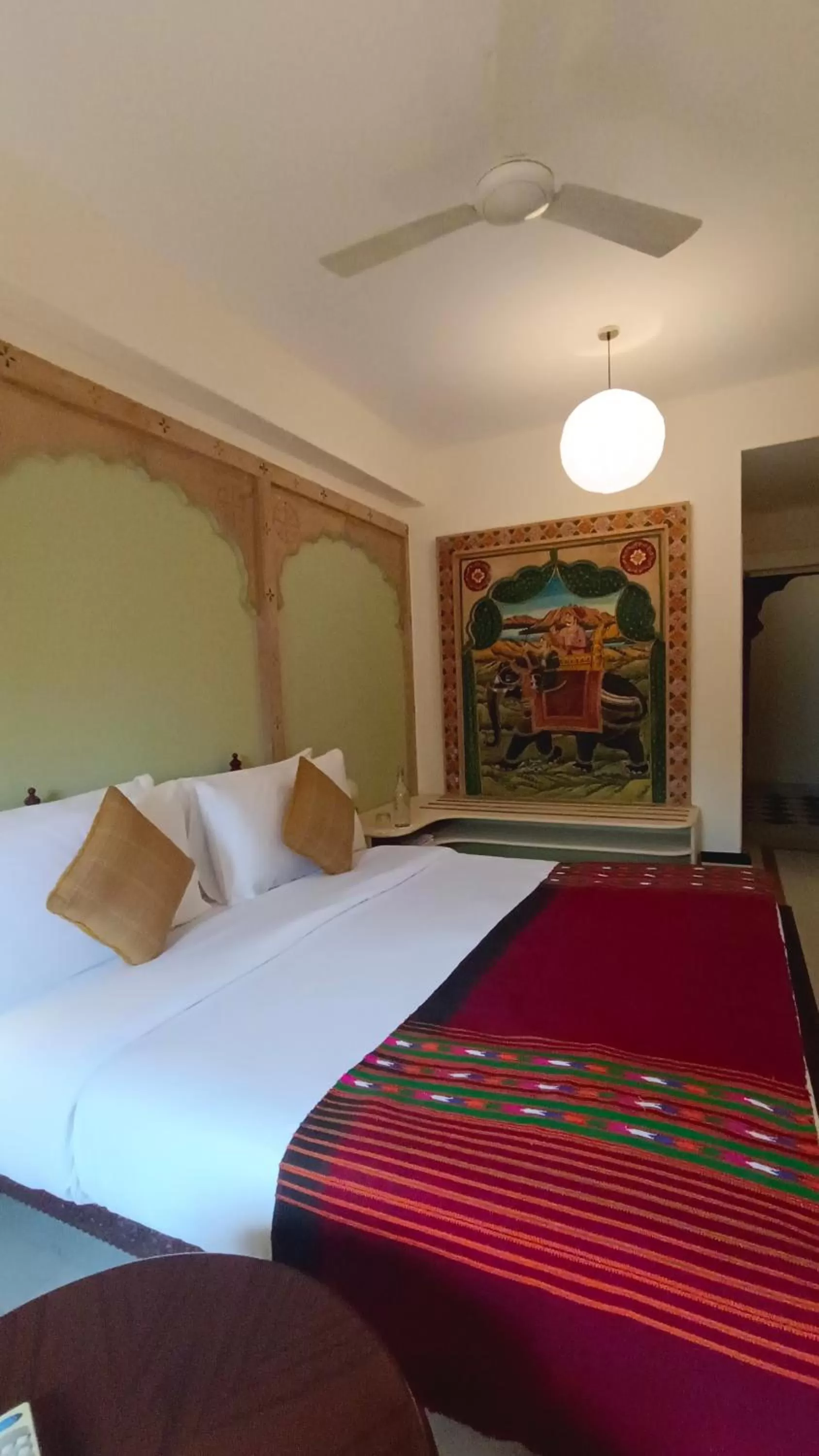 Bed in The Stepwell Hotel