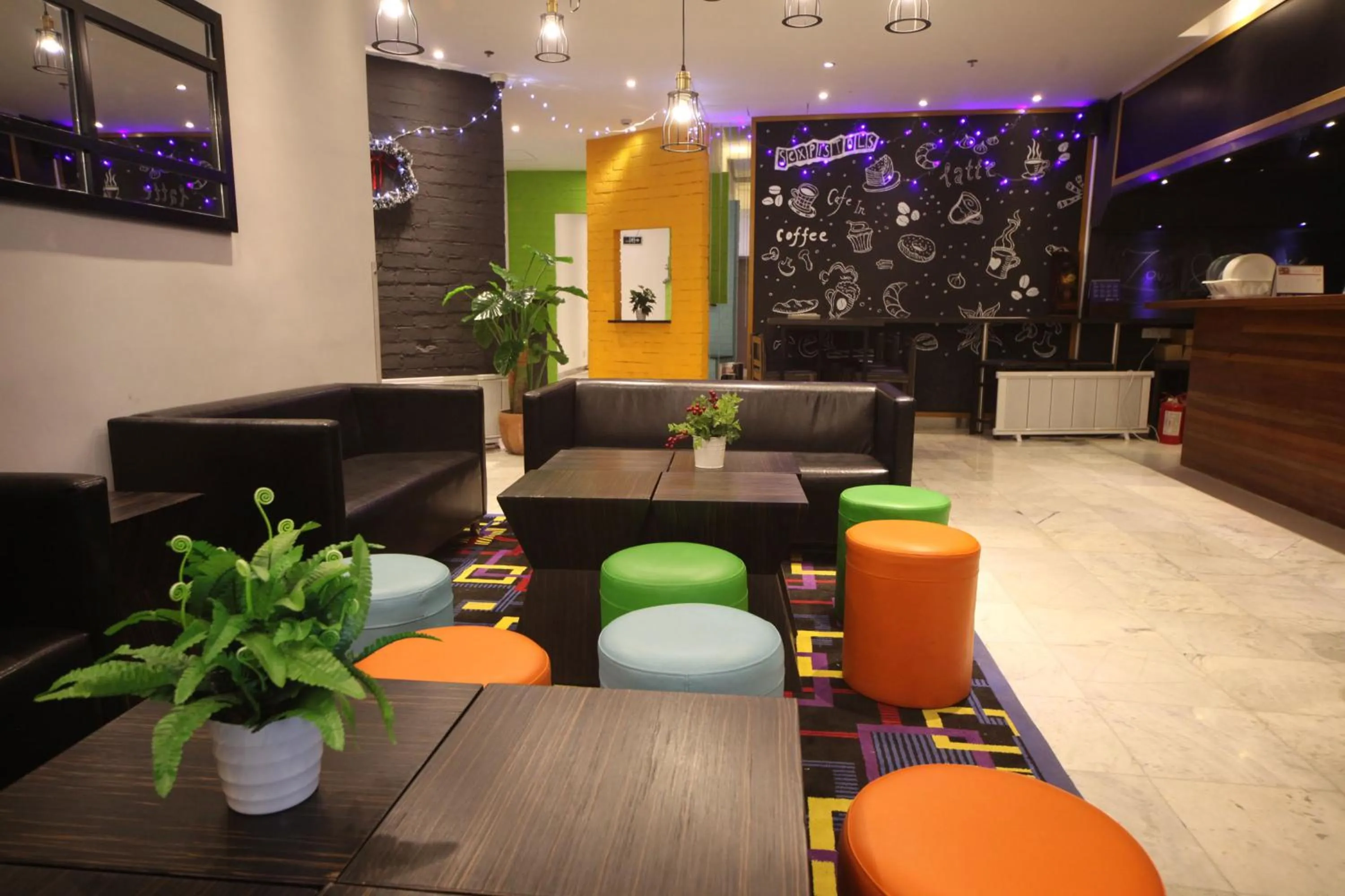 Lobby or reception in Shanghai Fish Inn Bund