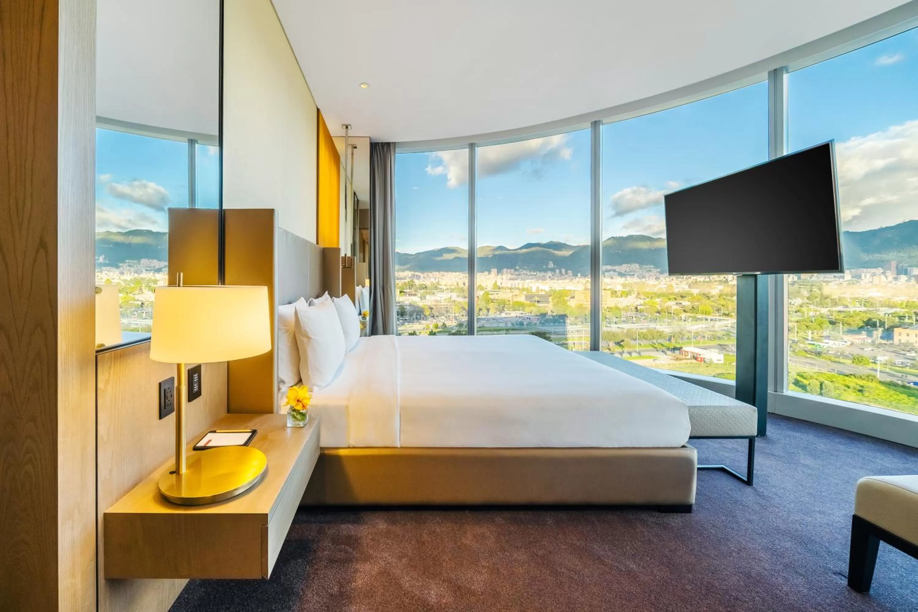 Corner King Suite with Andes View in Grand Hyatt Bogota