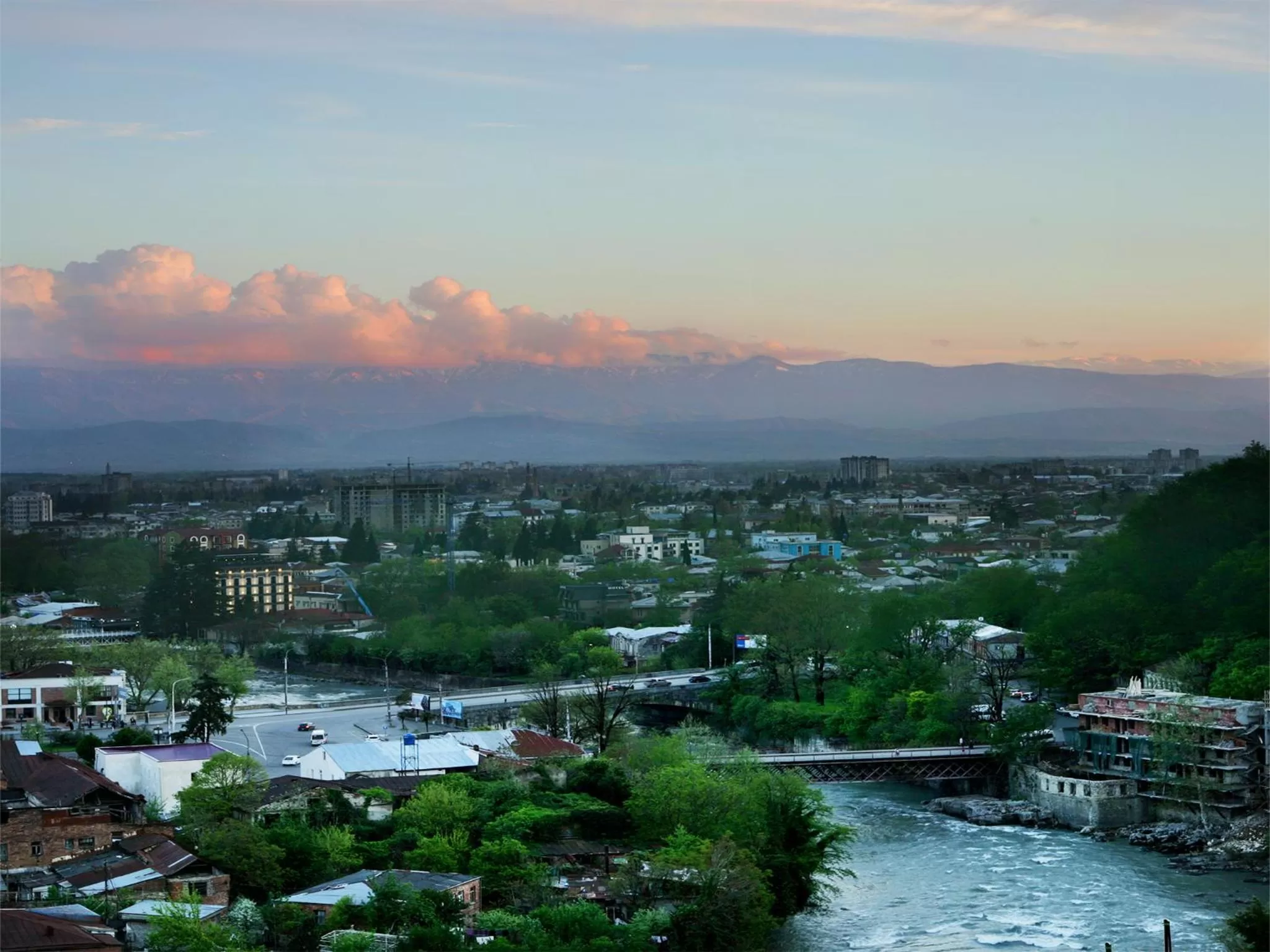 City view in Hotel Tskhumi