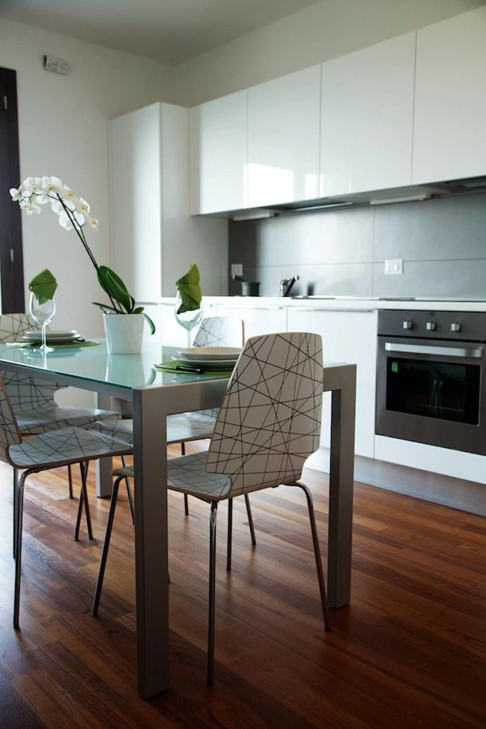 Kitchen or kitchenette in Aurum Aparthotels Bicocca