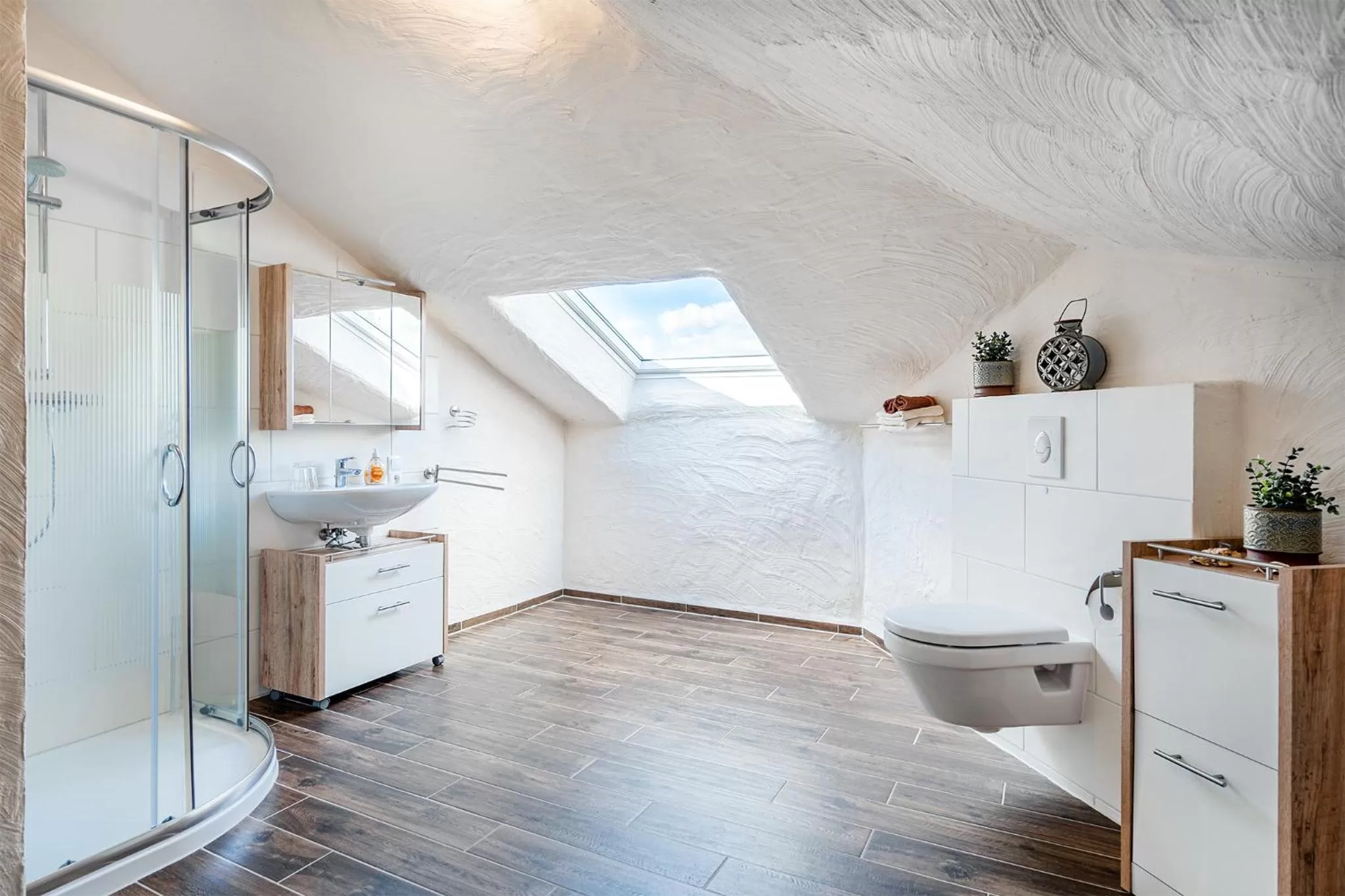 Toilet, Kitchen/Kitchenette in Villa Moorstern