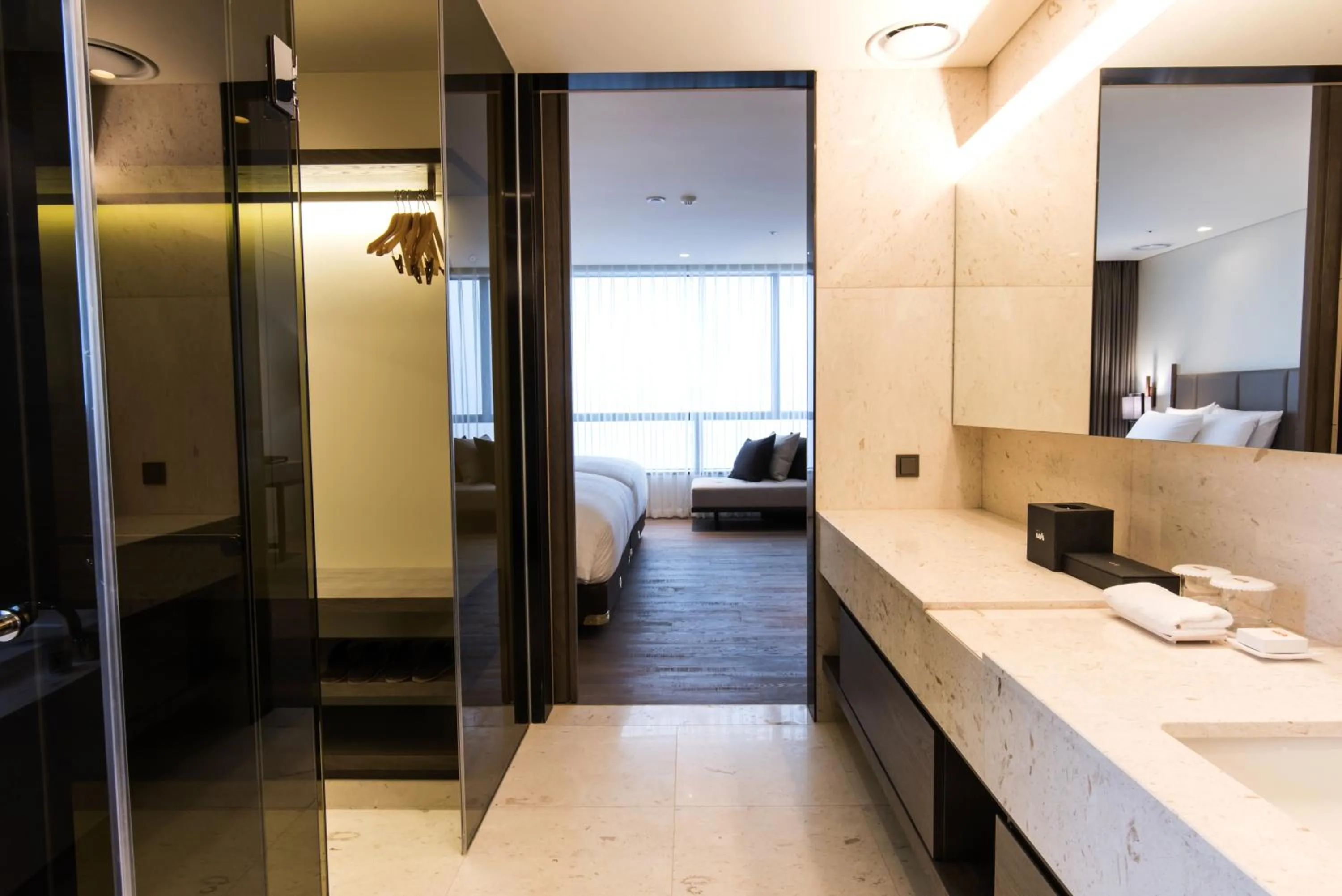 Shower in Hotel Nanta Jeju