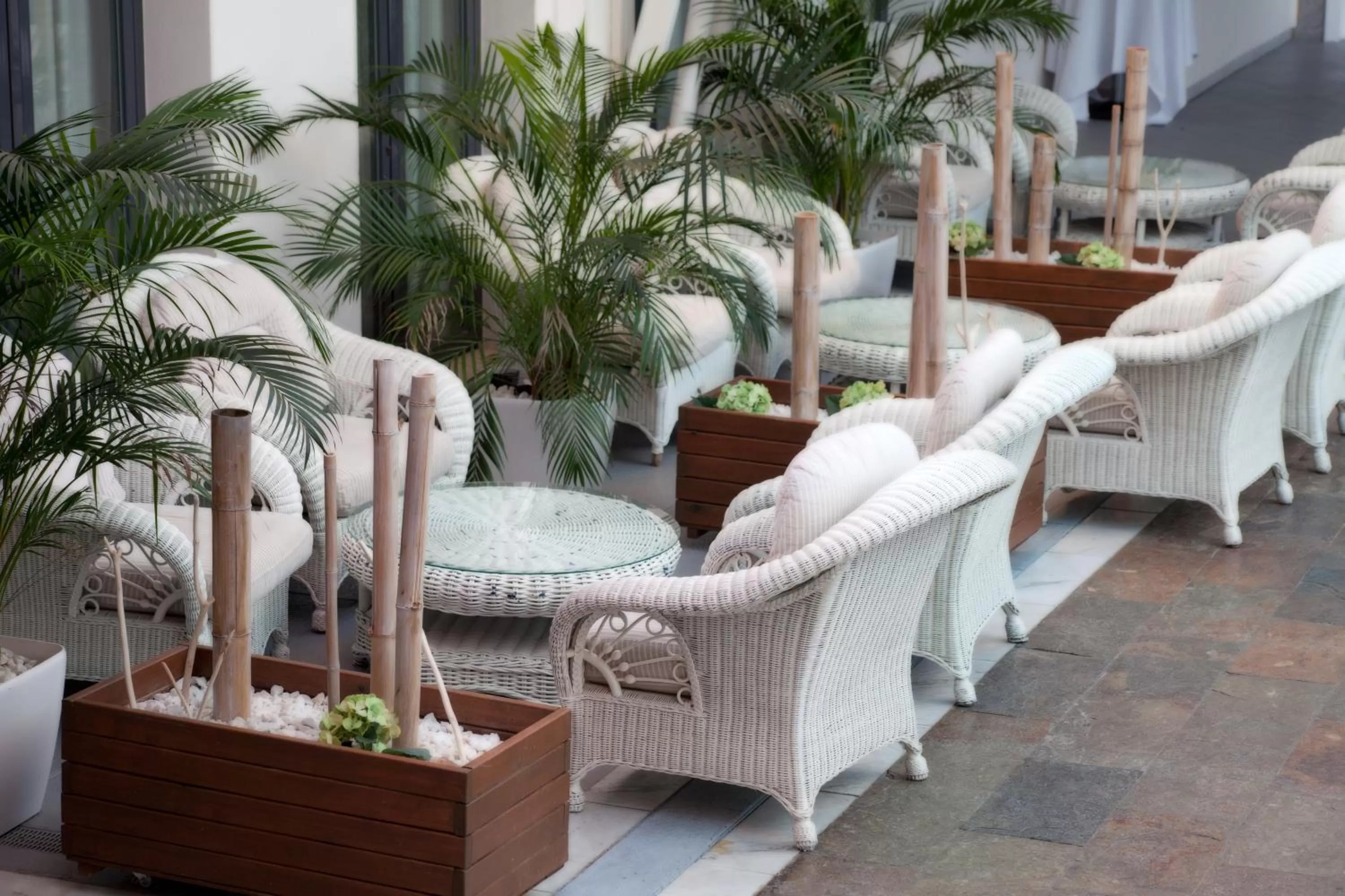 Balcony/Terrace in Hotel Olympia Valencia