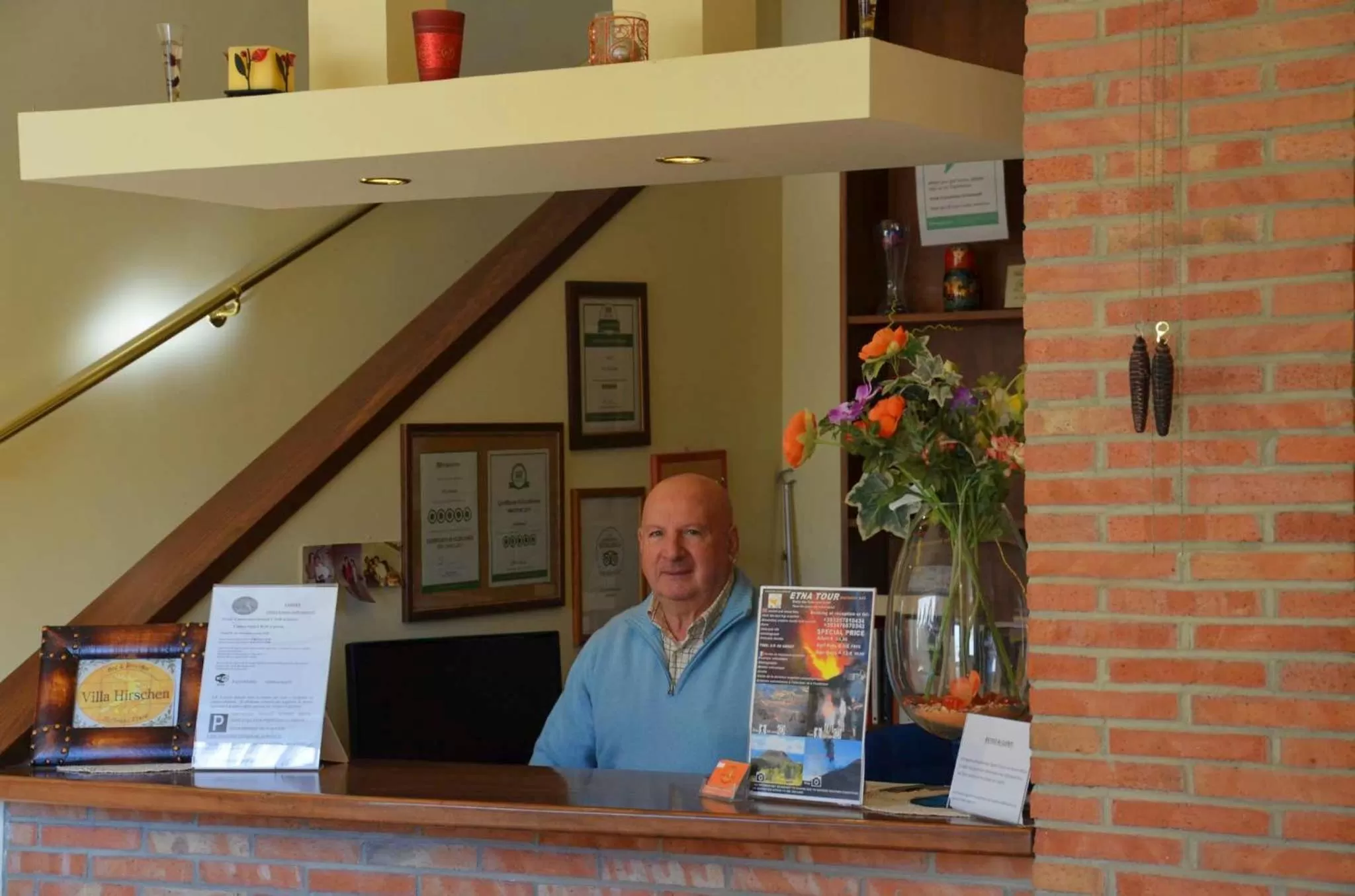 Lobby or reception in Villa Hirschen