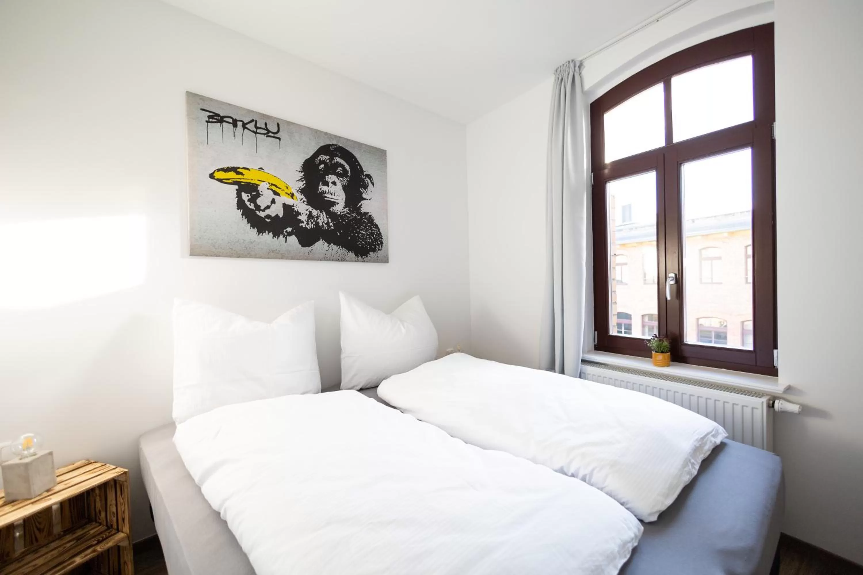Bed in Apartments am Neuen Theater - Altstadt - Zentral - Küche - Wifi - Powered by Ko-Living