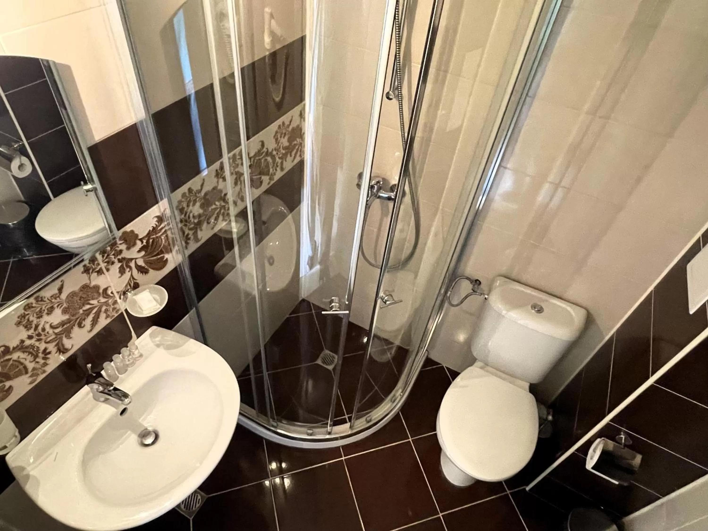 Bathroom in Apartments Stamopolu Lux economy class