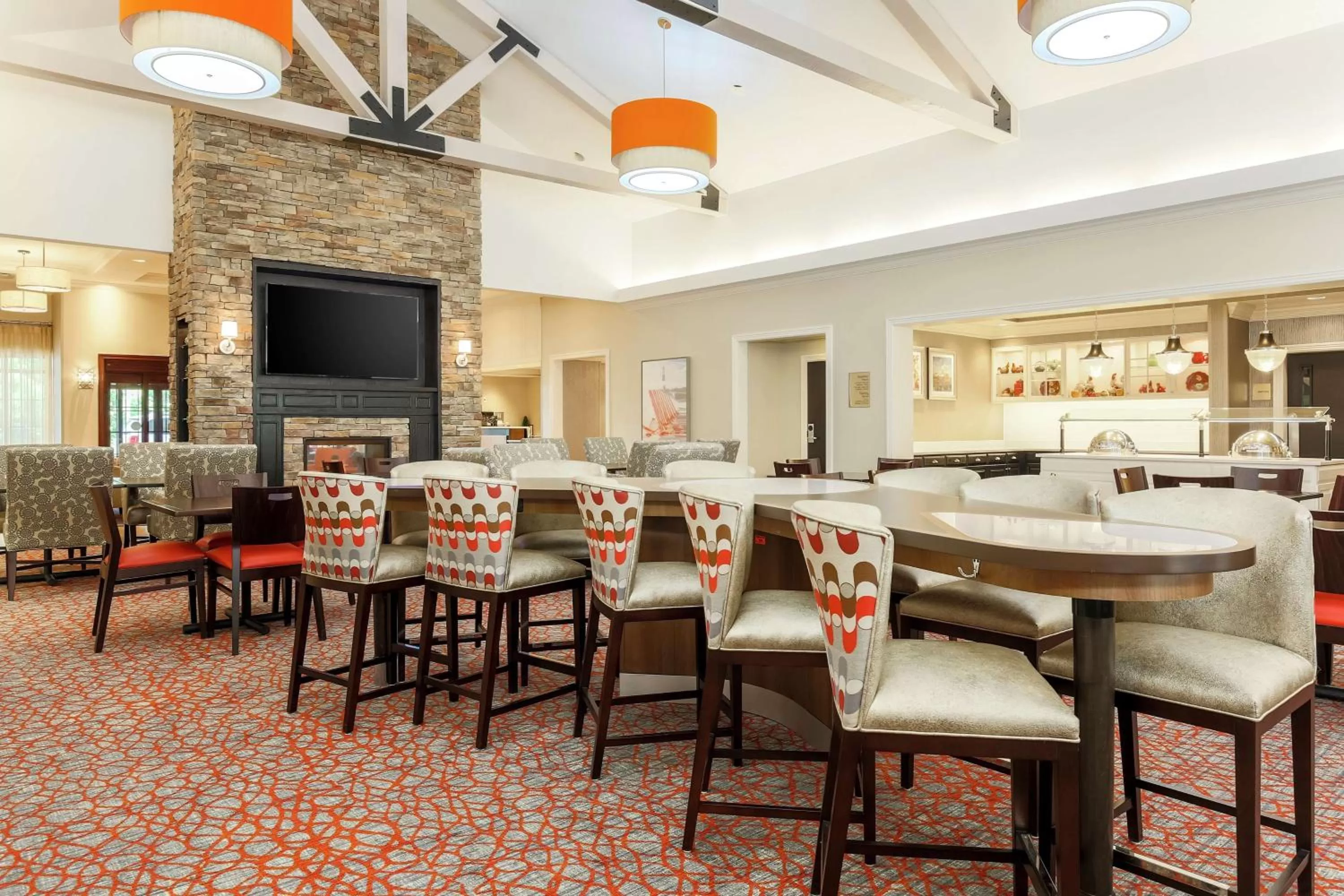 Lobby or reception in Homewood Suites by Hilton Long Island-Melville