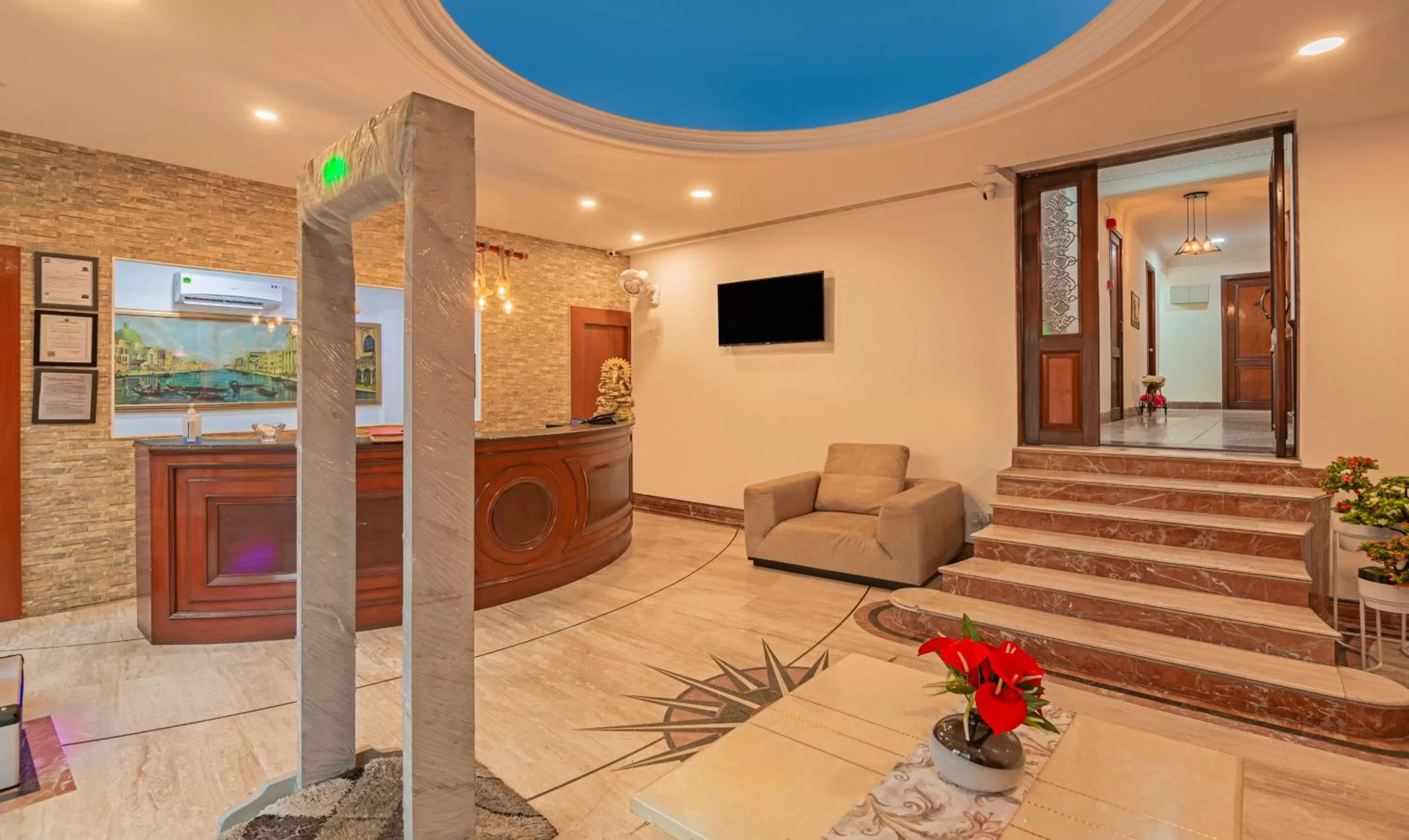 Lobby or reception in Treebo Trend Corporate Park