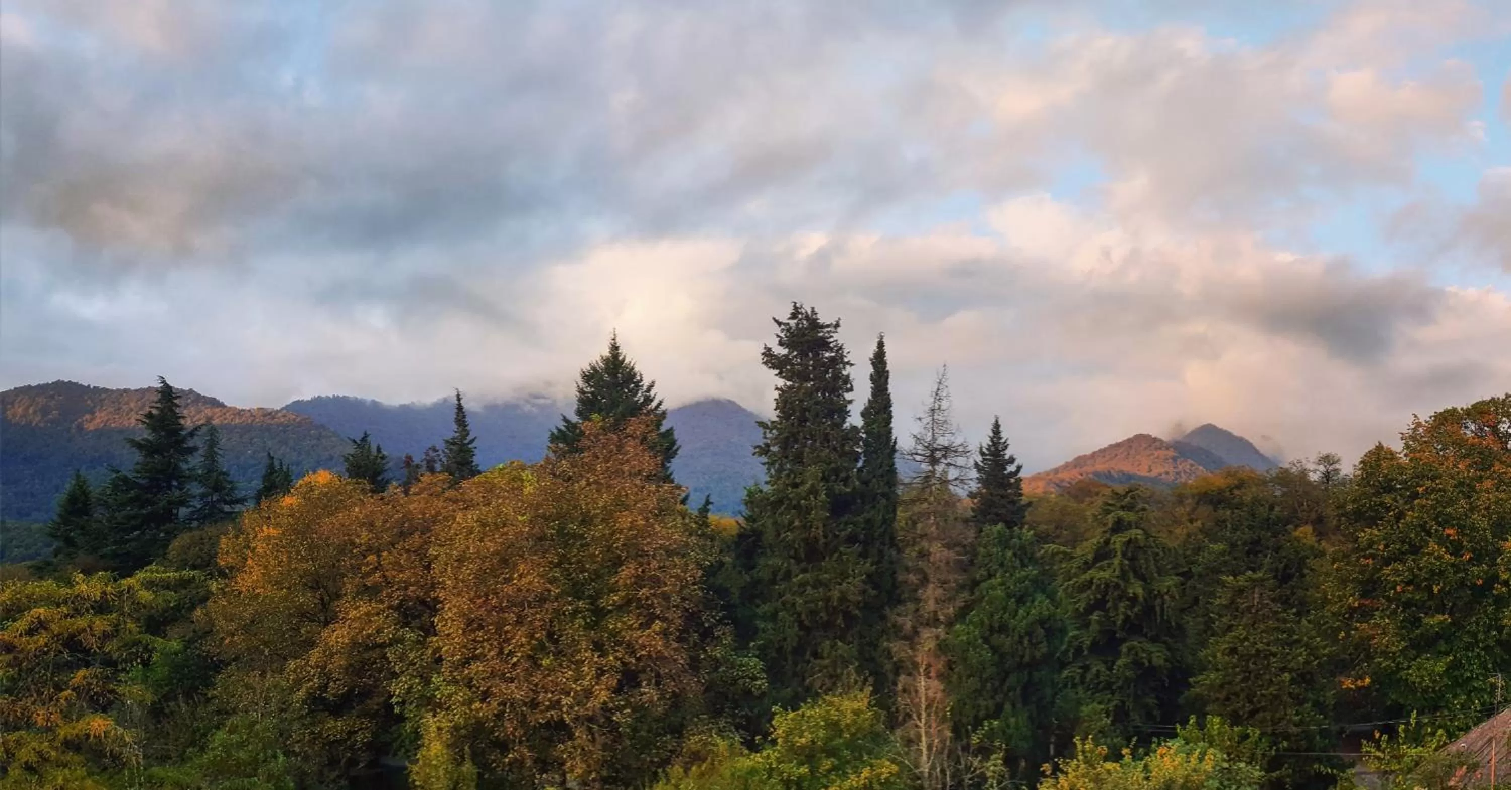 Mountain view, Natural Landscape in Royal Palace Hotel, Lagodekhi