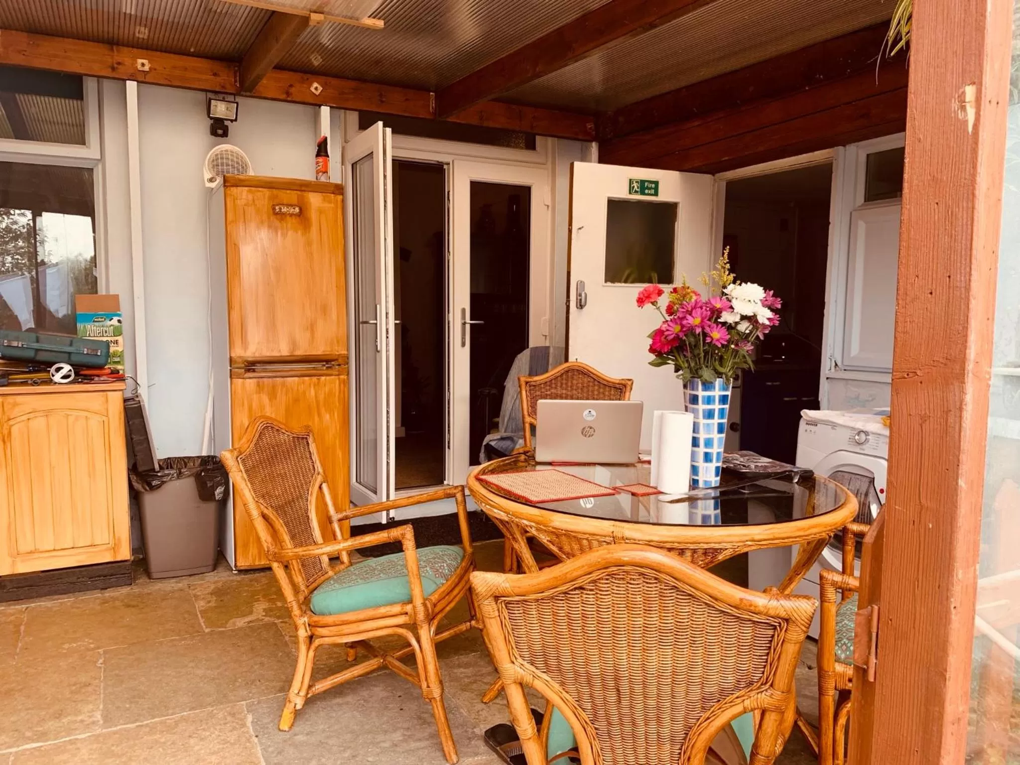 Patio in Hikers & Bikers Refuge