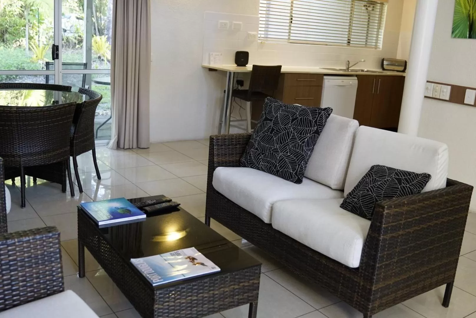 Living room in Reef Resort Villas Port Douglas