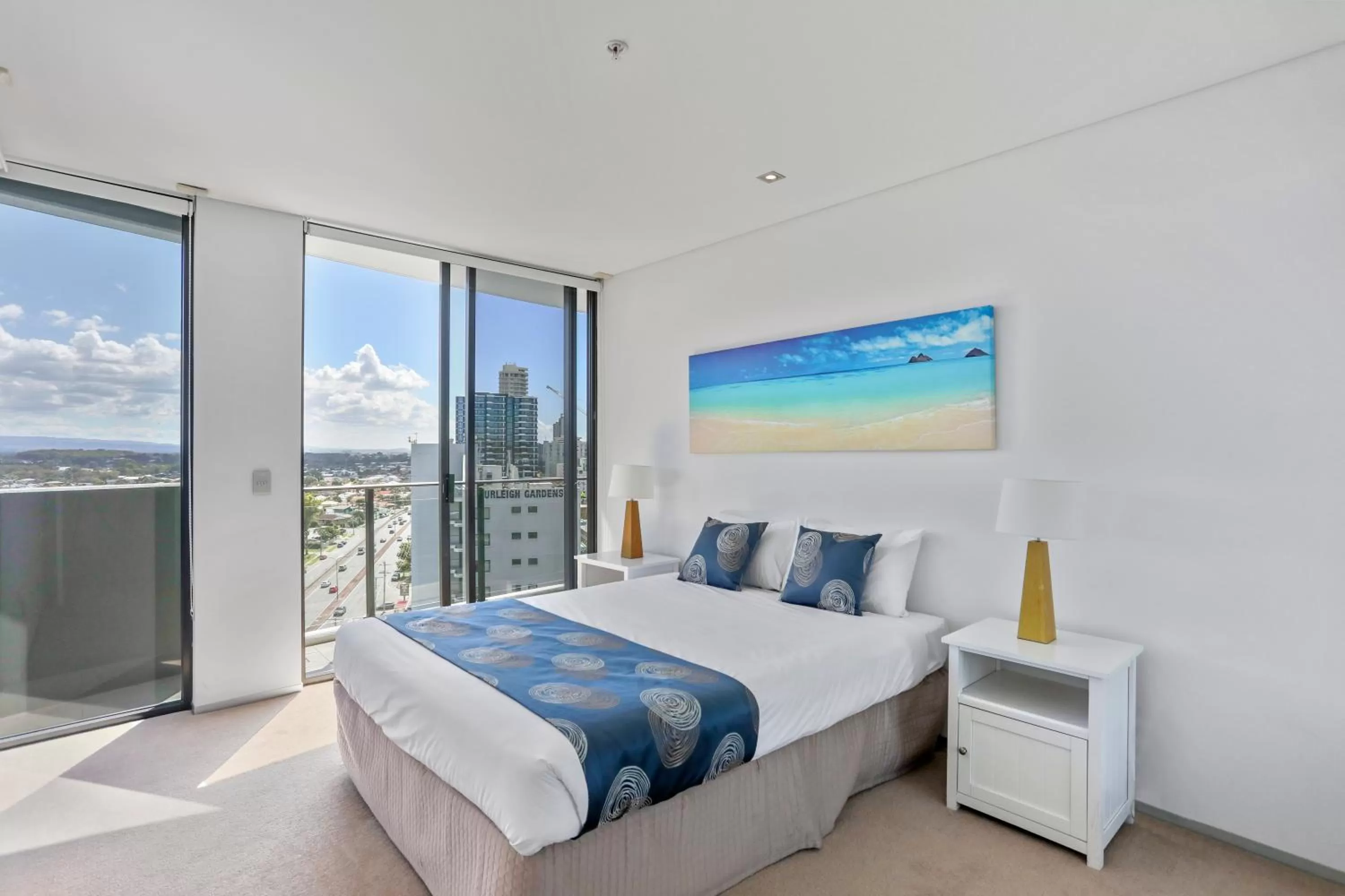 Bedroom, Bed in Ambience on Burleigh Beach