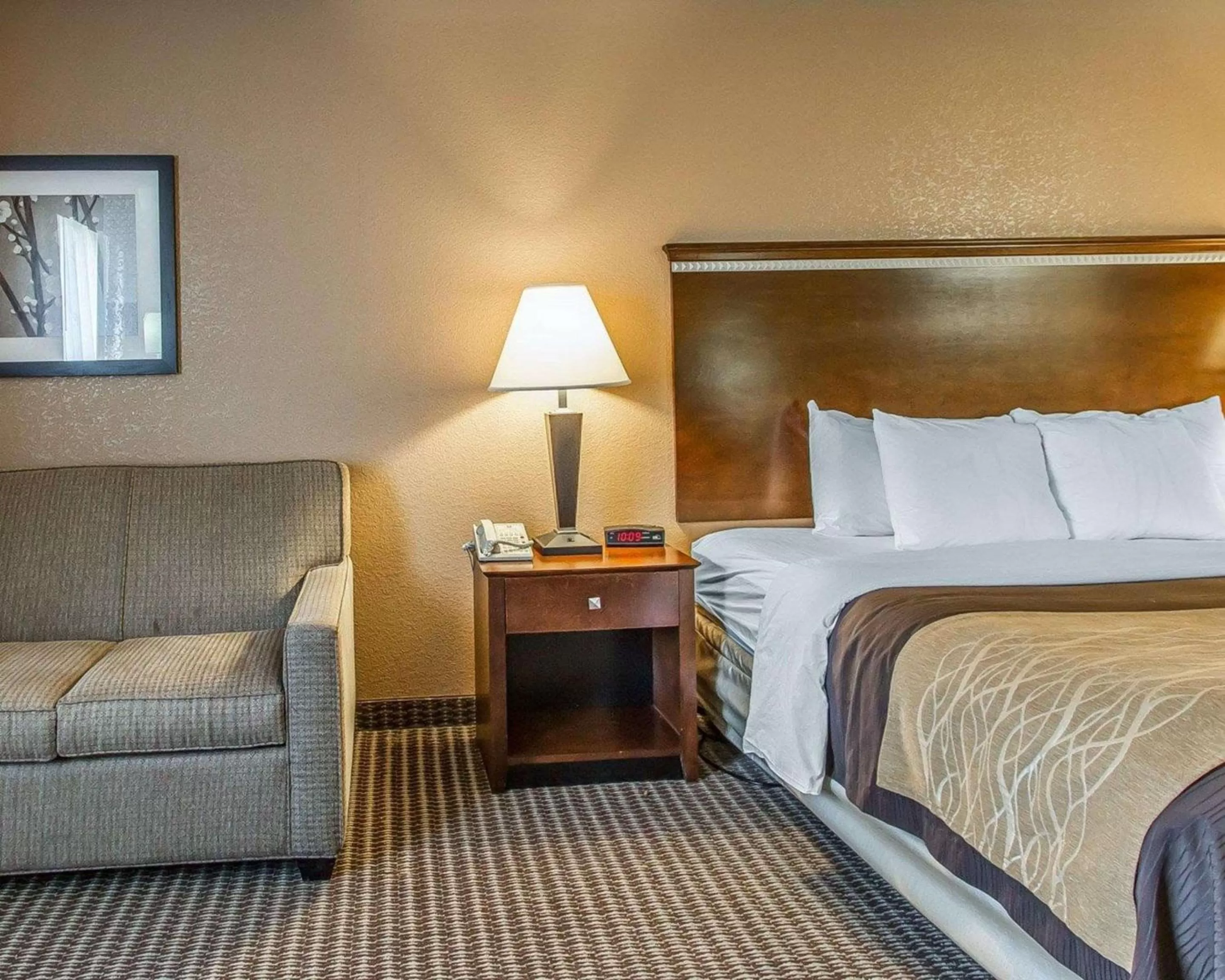 Photo of the whole room, Bed in Quality Inn & Suites Mount Pleasant