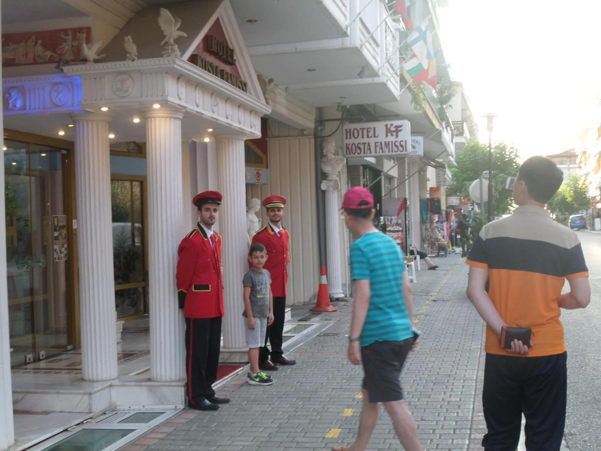 Facade/entrance in Hotel Kosta Famissi
