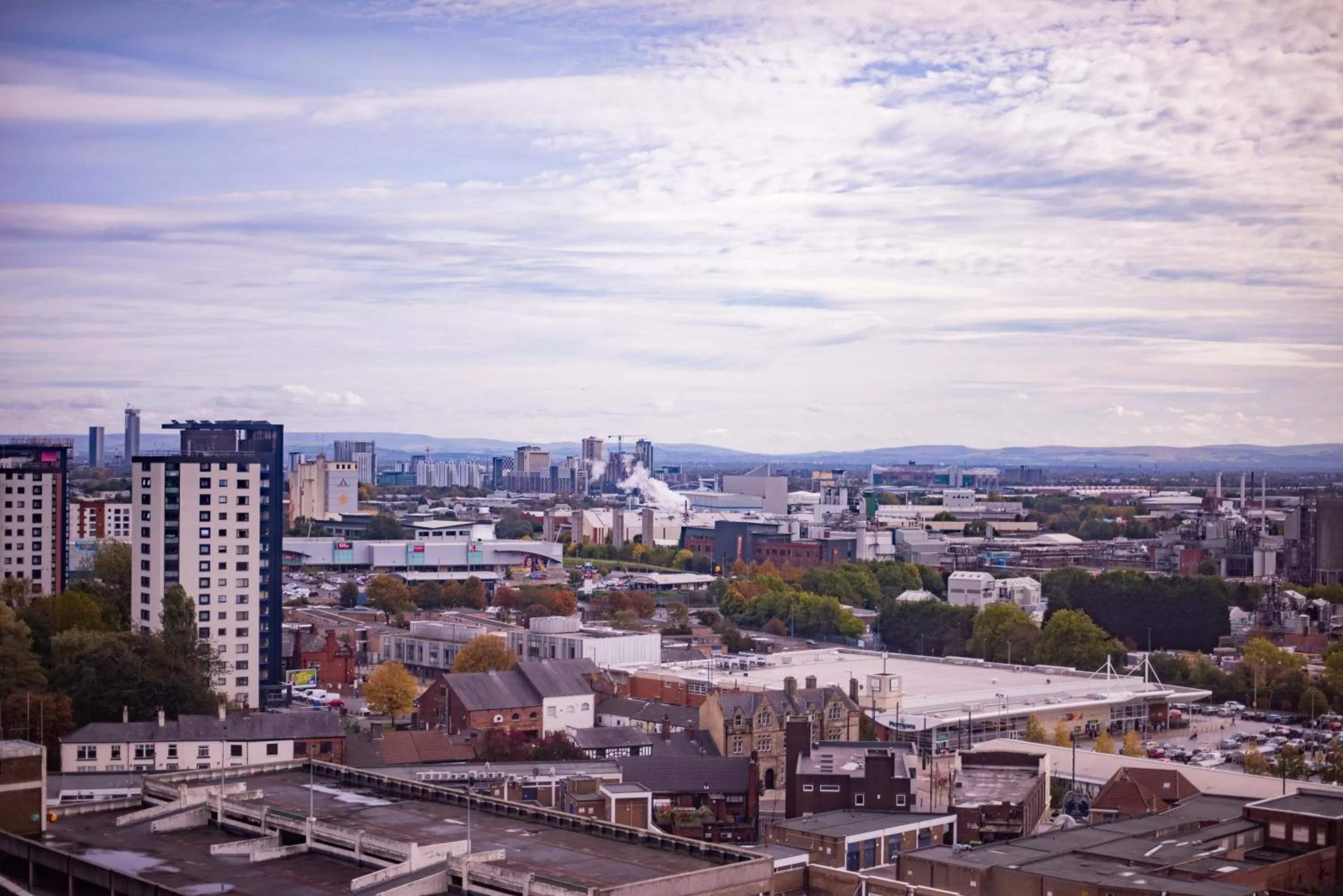 City view in OX Hotel Manchester