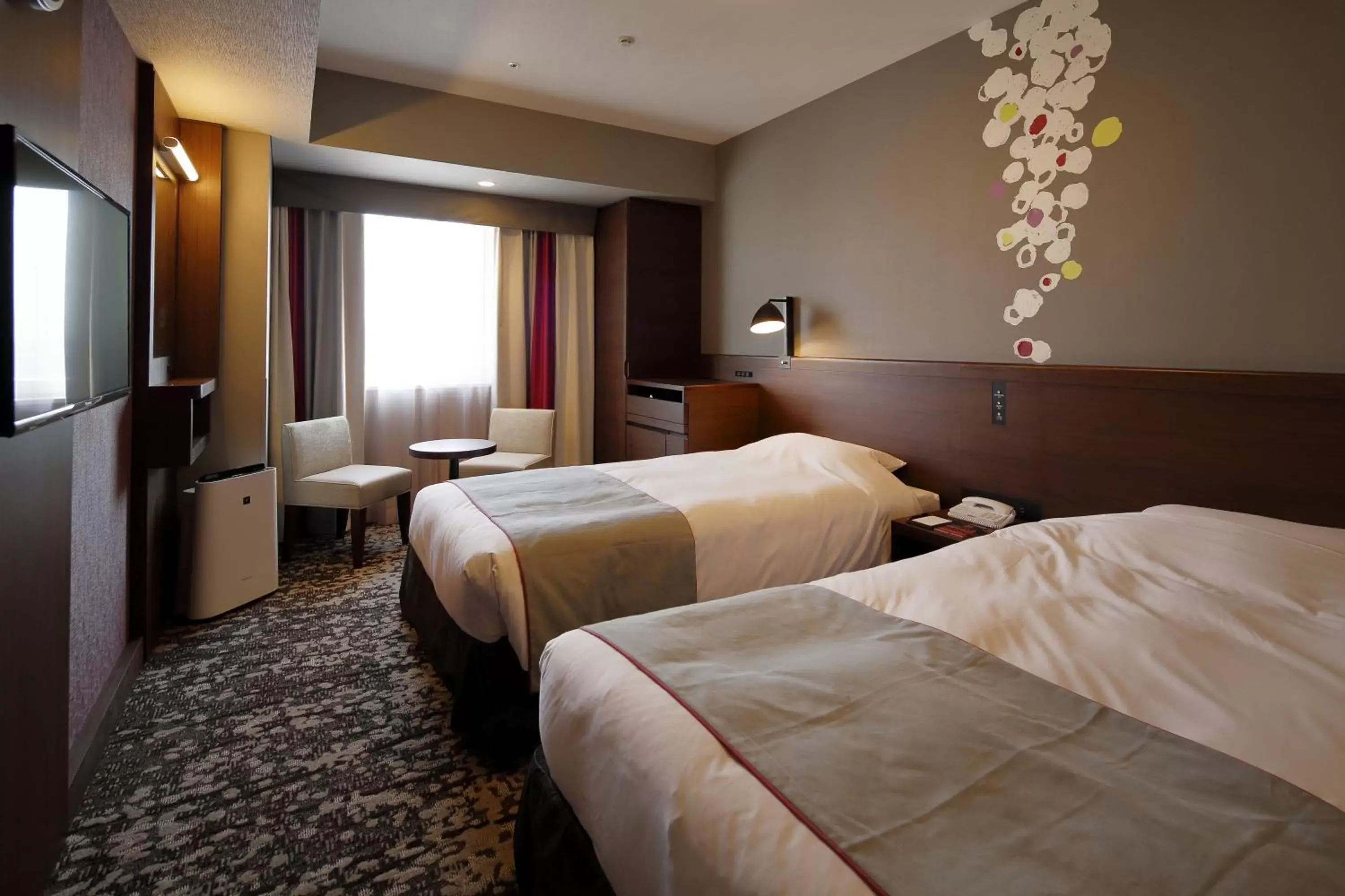 Twin Room on Female Floor - single occupancy - Non-Smoking in Hotel Monte Hermana Fukuoka Twin Room on Female Floor - single occupancy - Non-Smoking in Hotel Monte Hermana Fukuoka