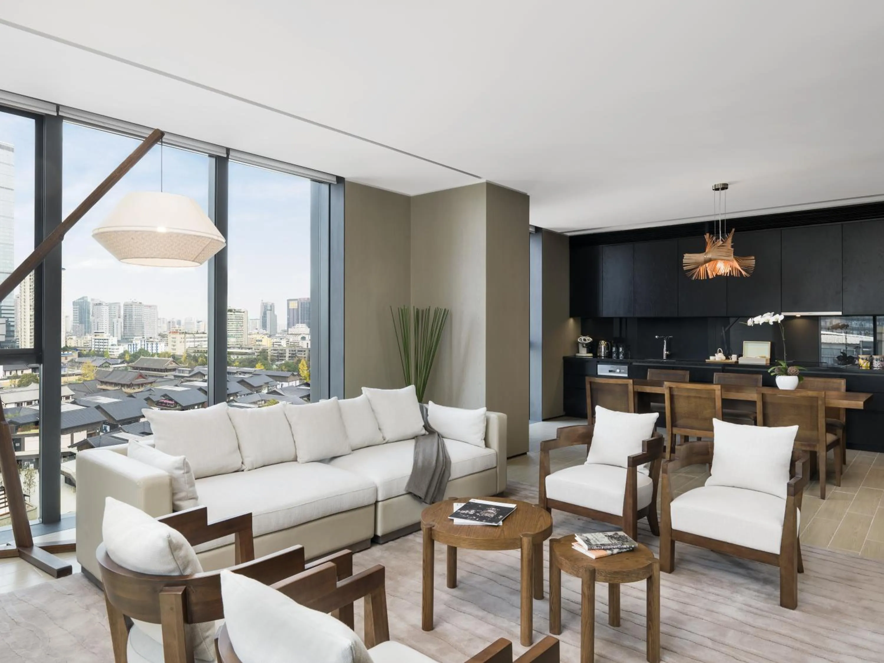 Living room in Upper House Chengdu