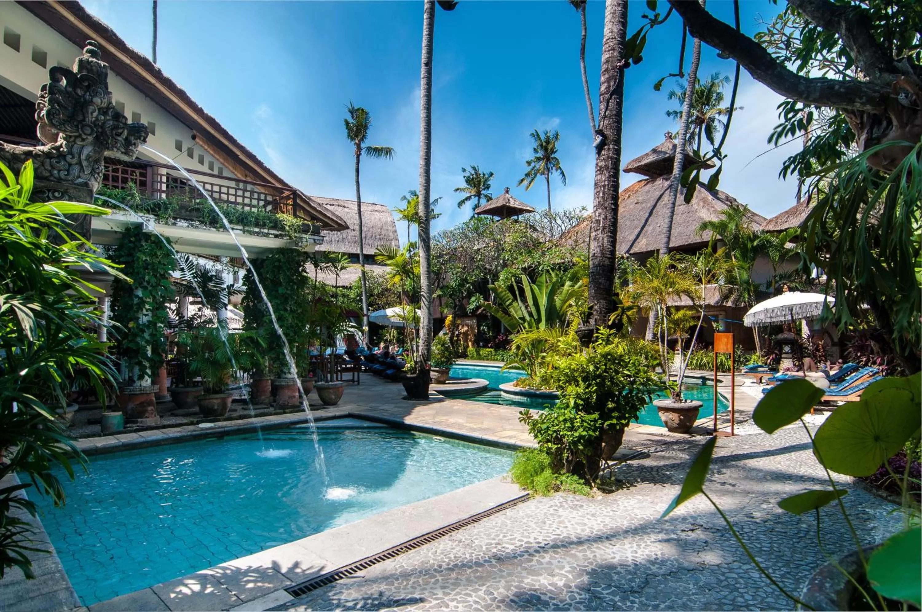 Swimming pool in Sativa Sanur Cottages