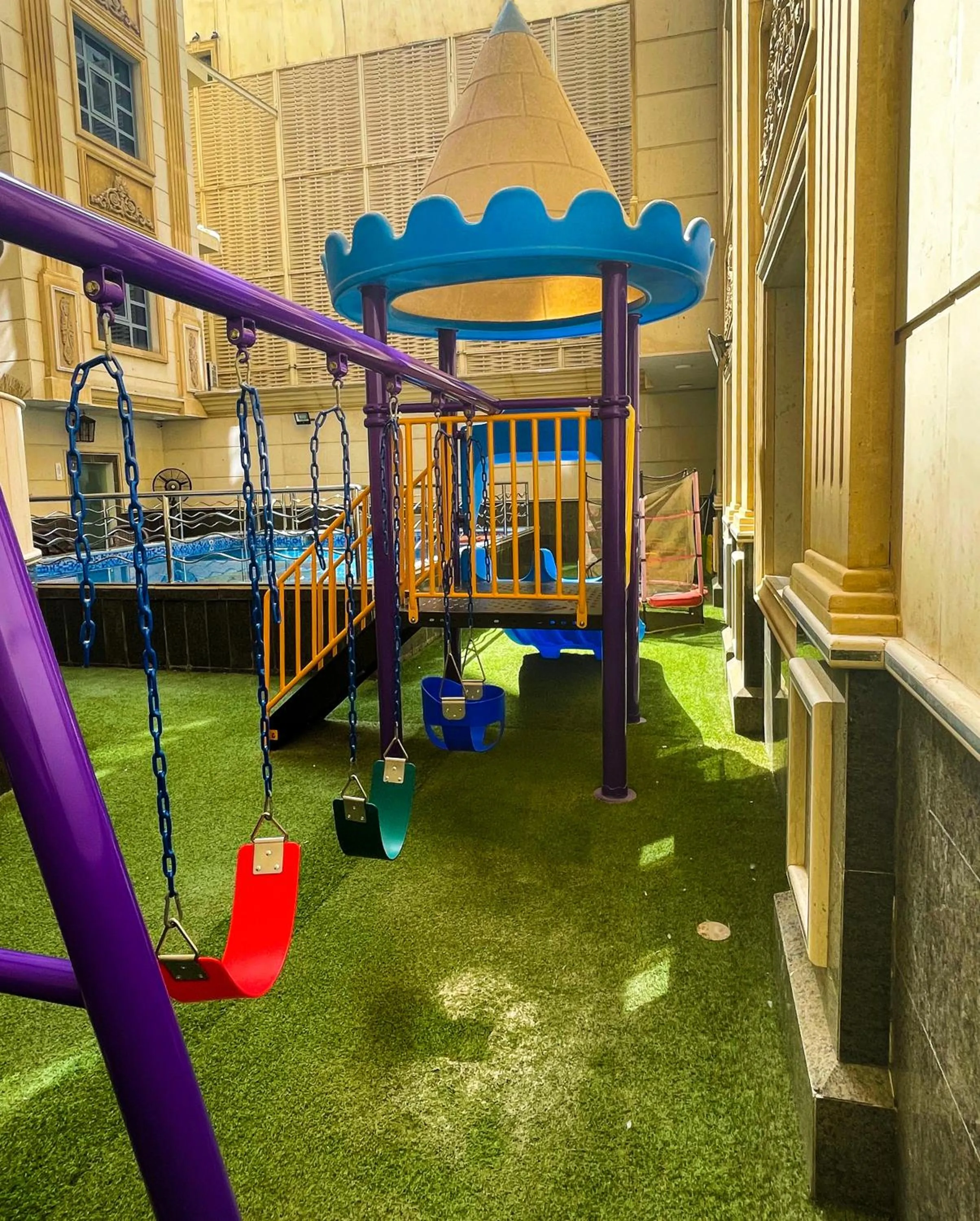 Swimming pool in Crown Town Hotel