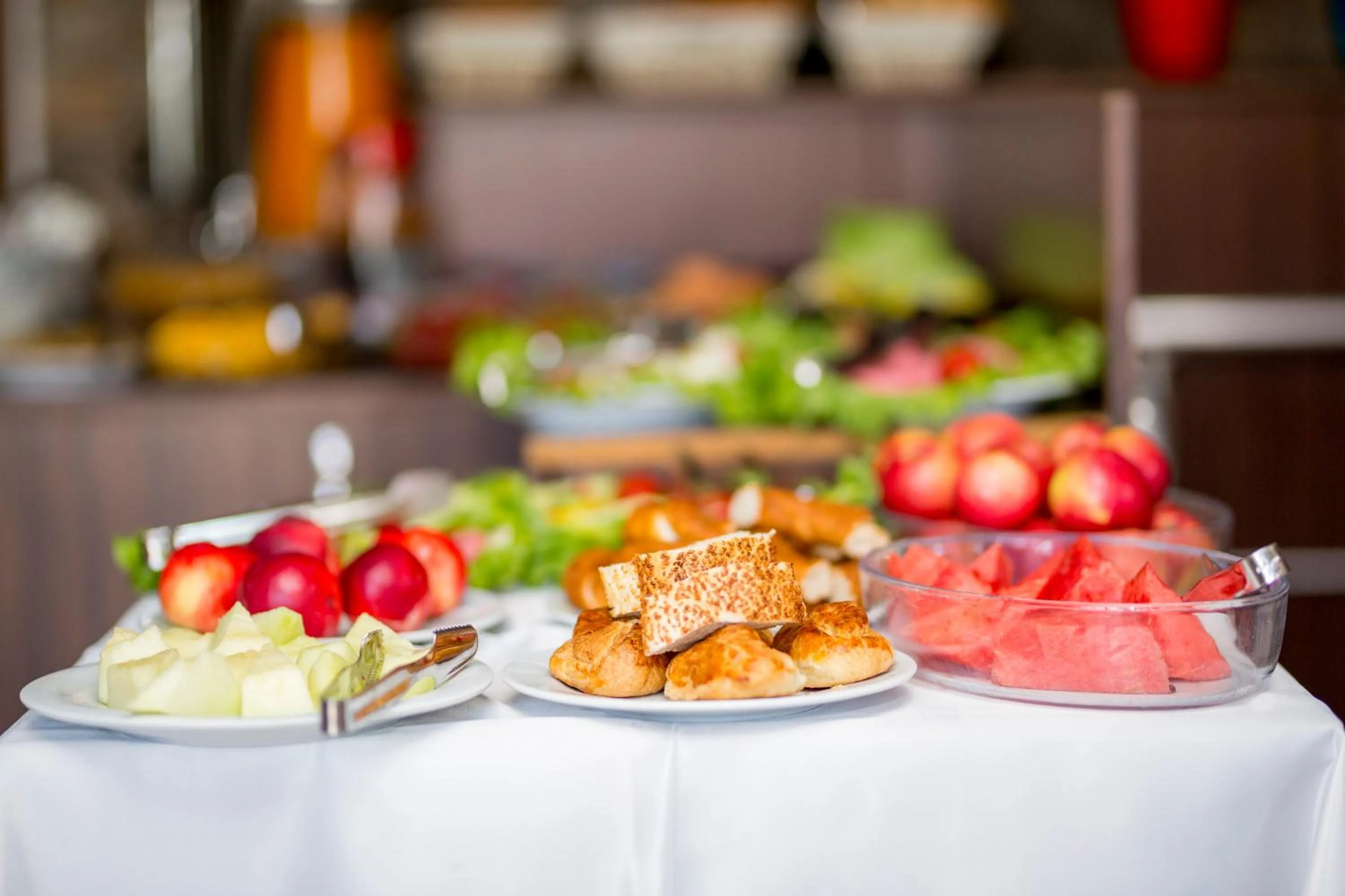 Buffet breakfast in Meddusa Hotel