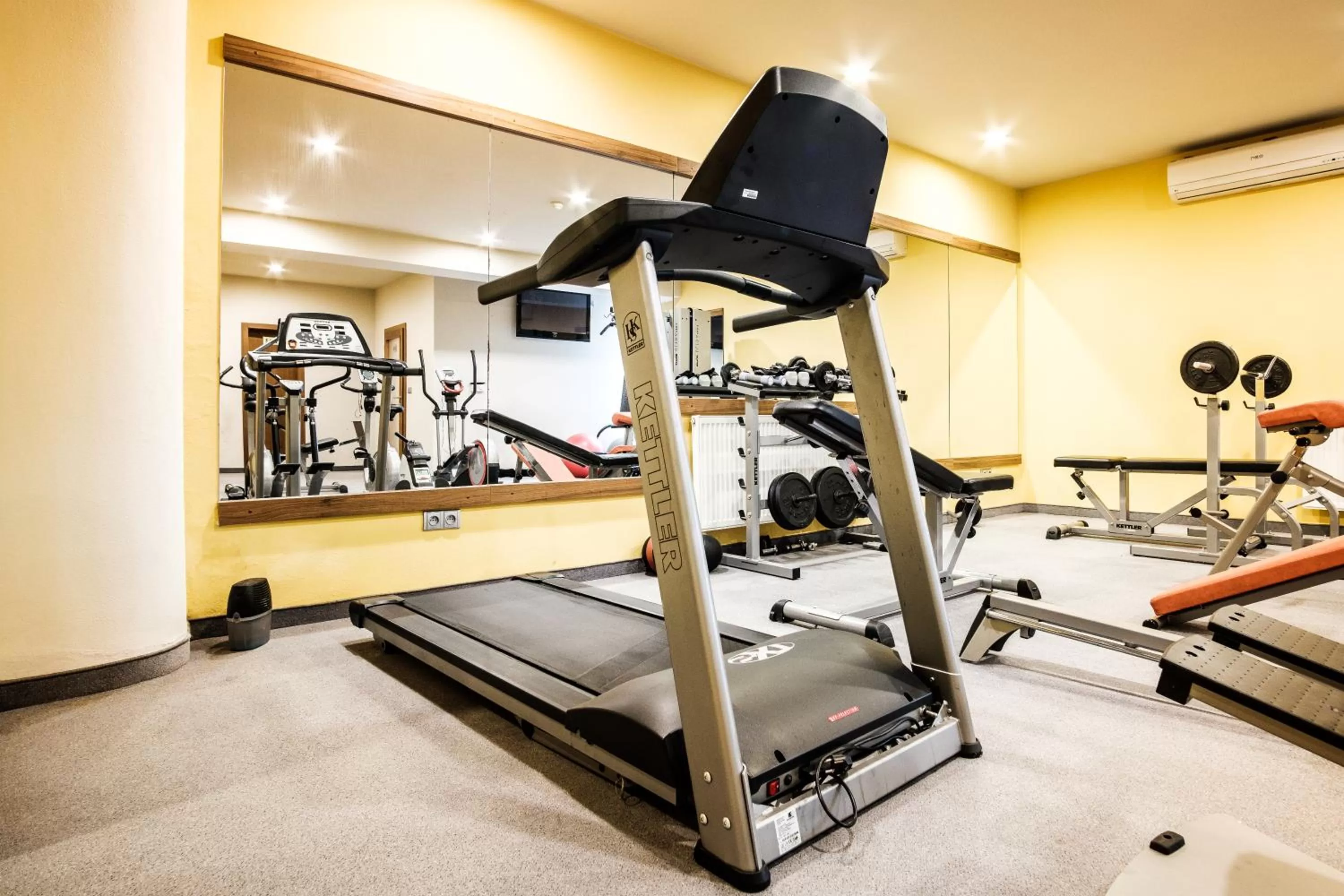 Fitness centre/facilities in Hotel Comfort with free Wellness and Fitness Centrum