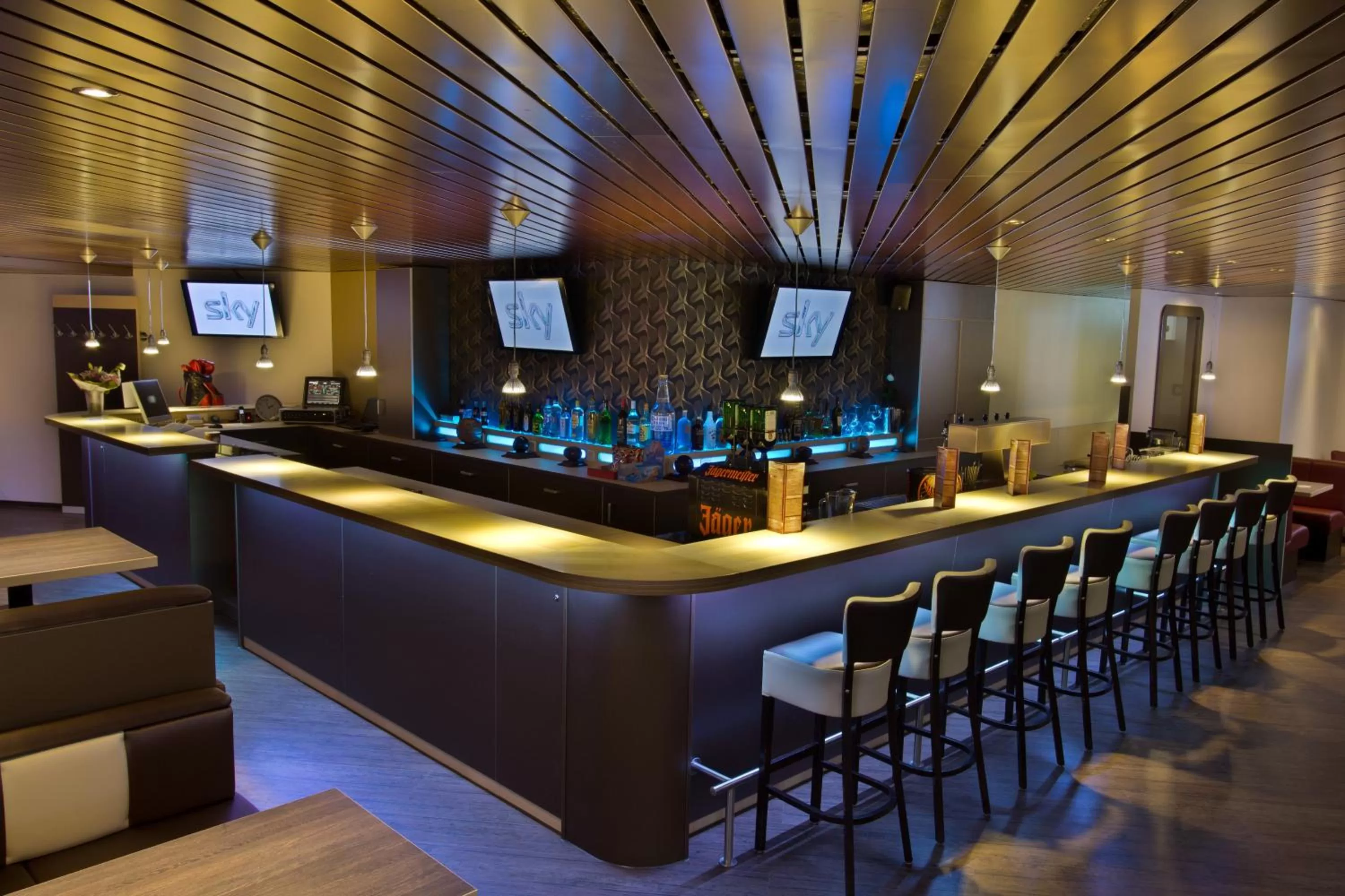 Lounge or bar in Hotel-Restaurant Zur Krone