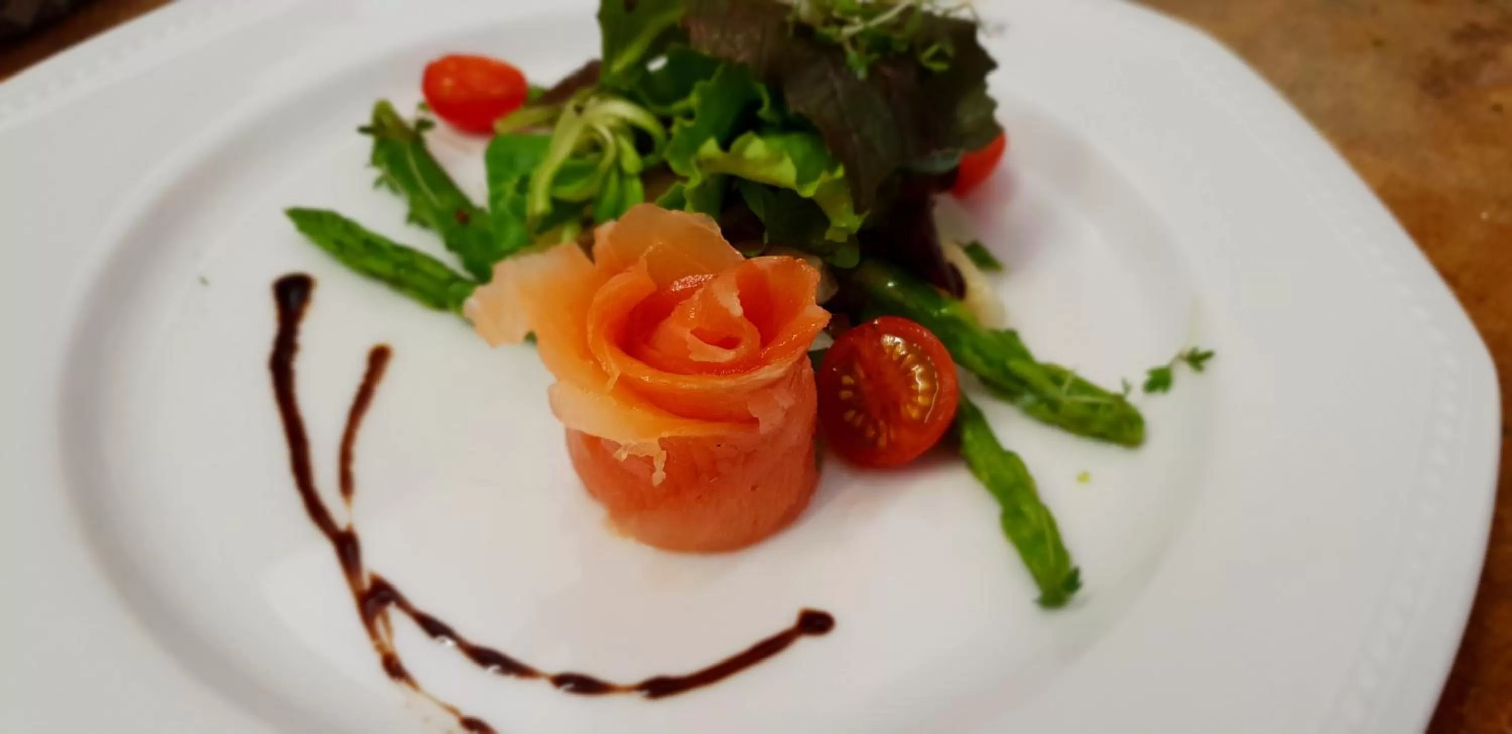 Food close-up in Hotel Restaurant Verst