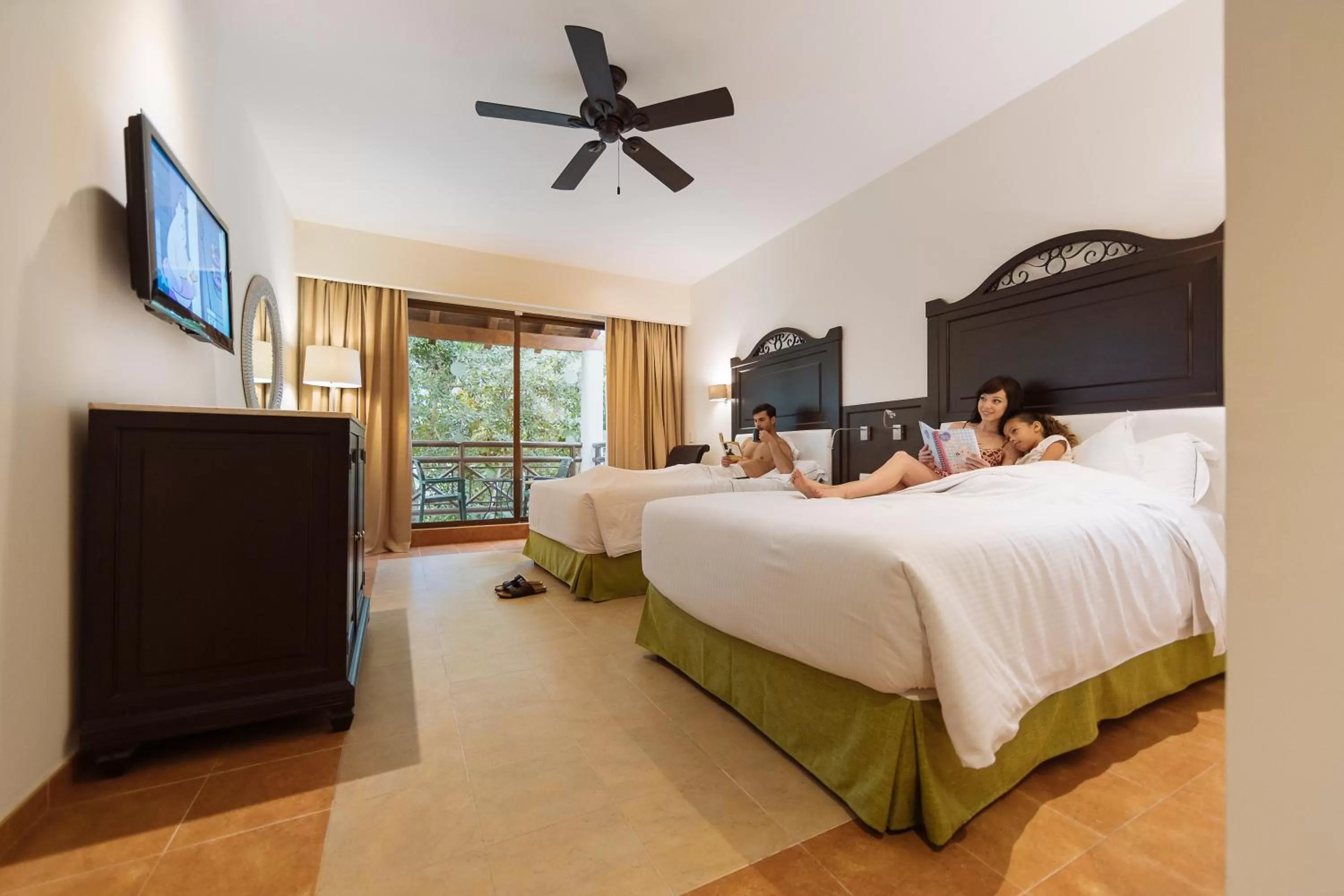 Bedroom, Bed in Occidental at Xcaret Destination - All Inclusive