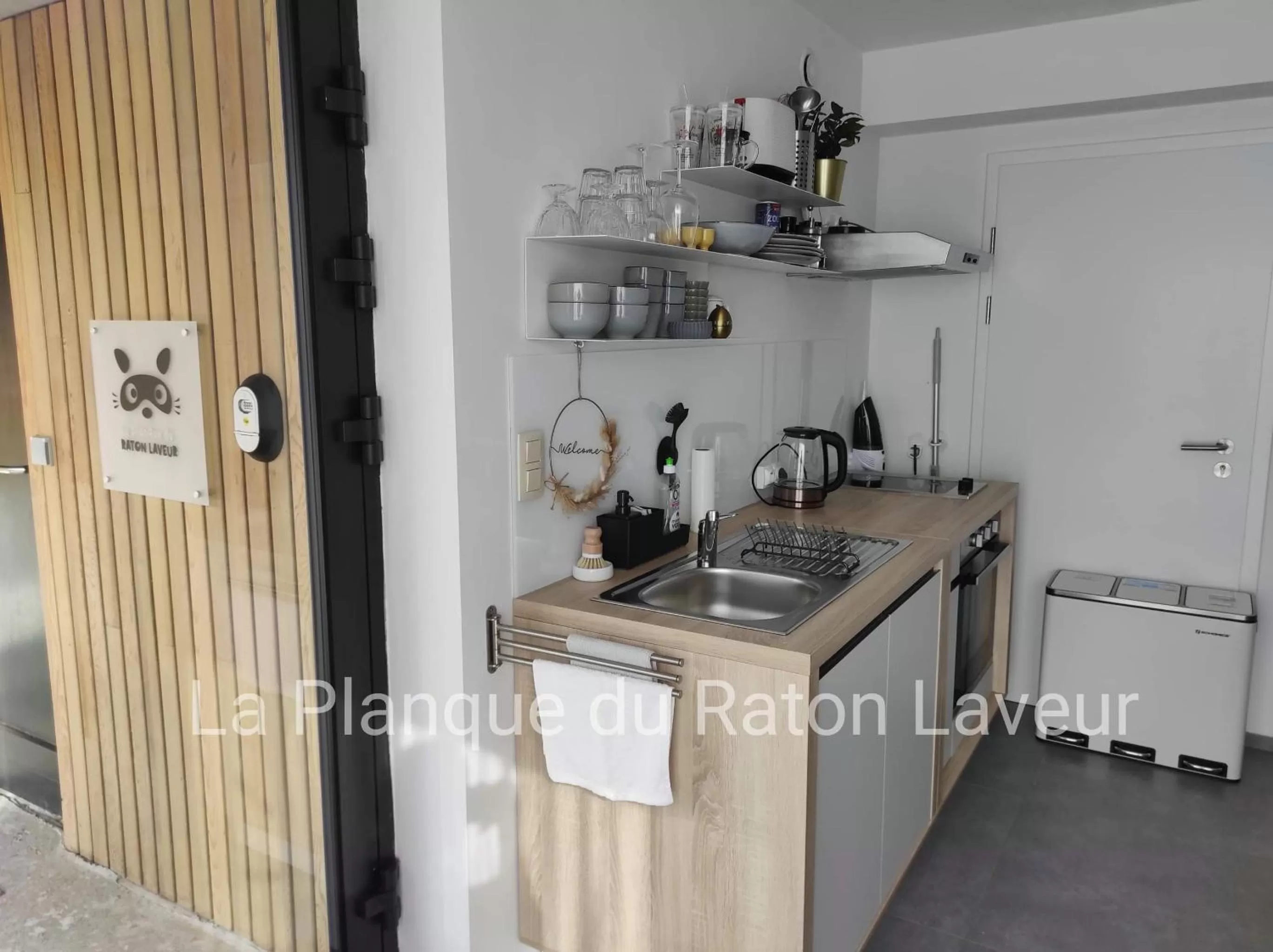 Kitchen or kitchenette in La planque du raton laveur