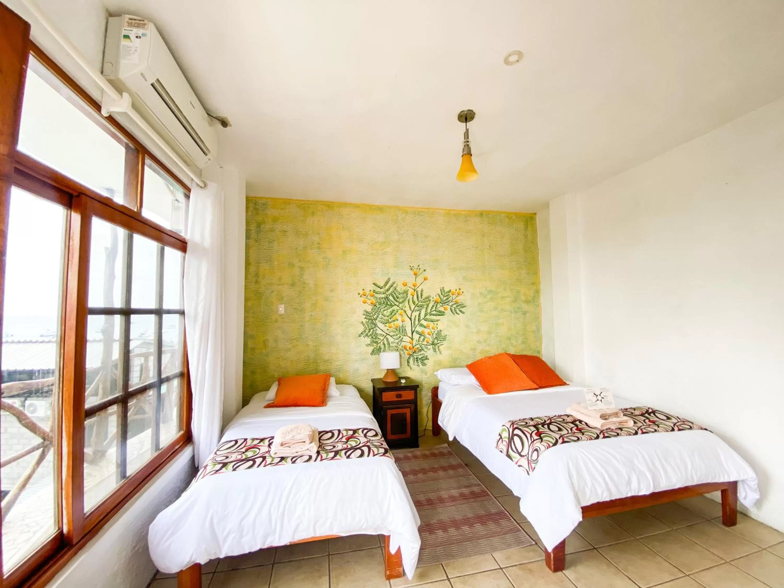 Bed in Hotel Miconia