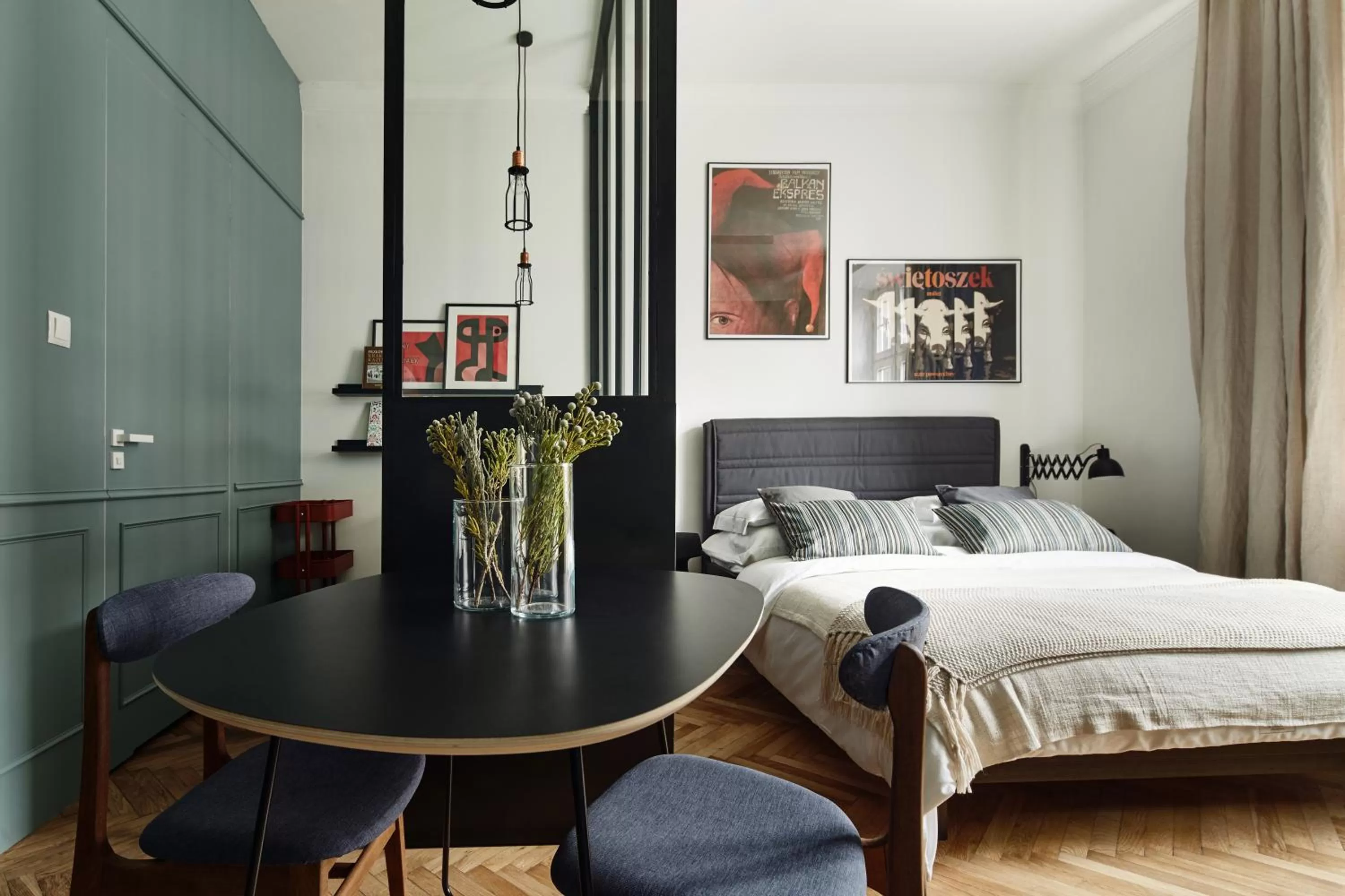 Photo of the whole room, Bed in FOUR STORIES APARTMENTS - Krasinskiego