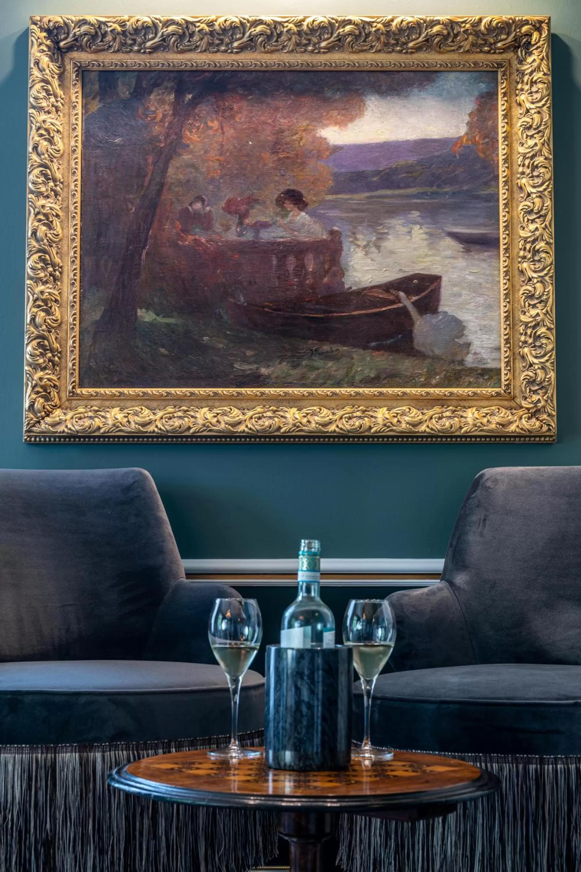 Living room in Melville Castle Hotel