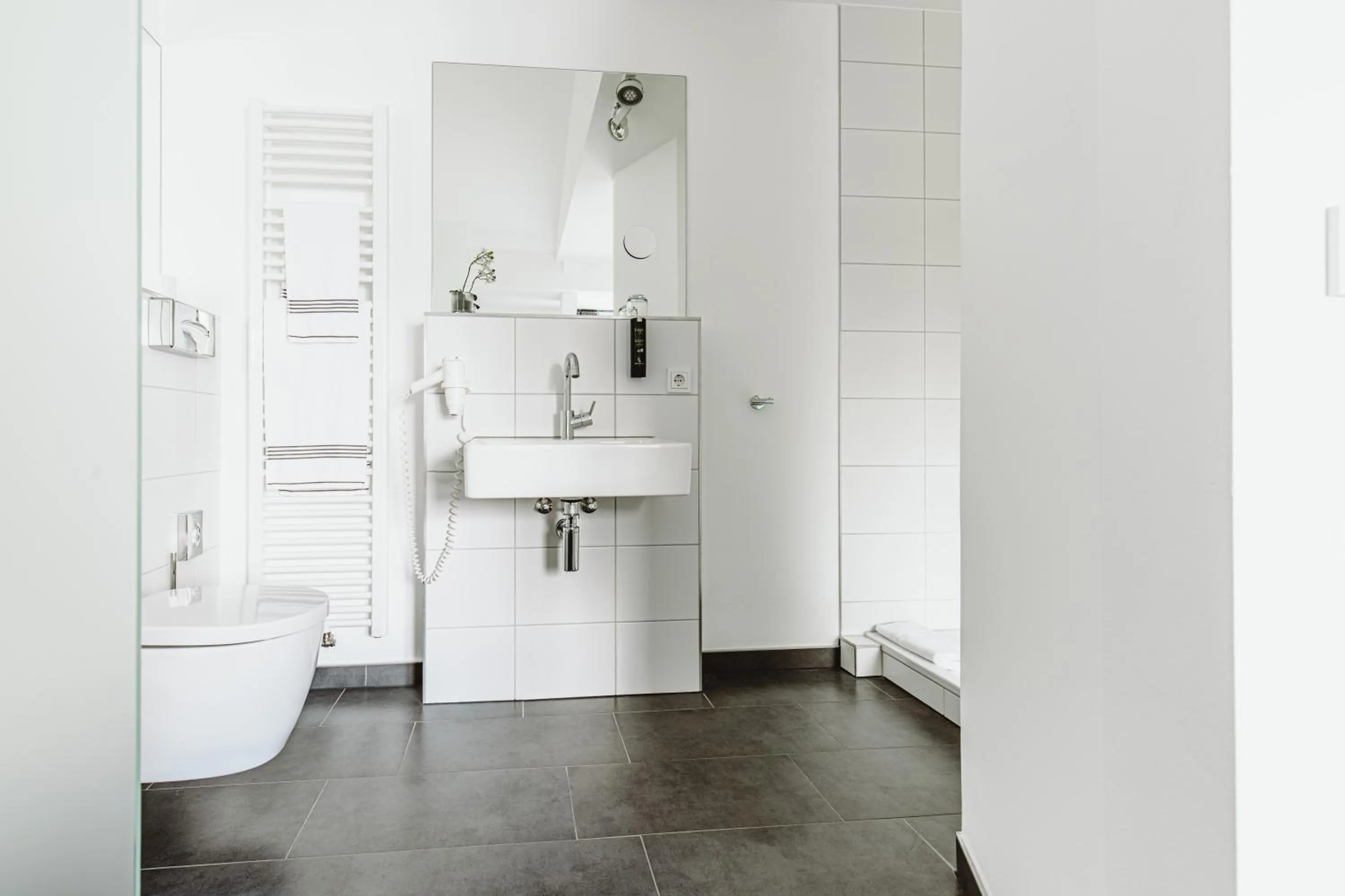 Bathroom in Jaumann´s Hotel