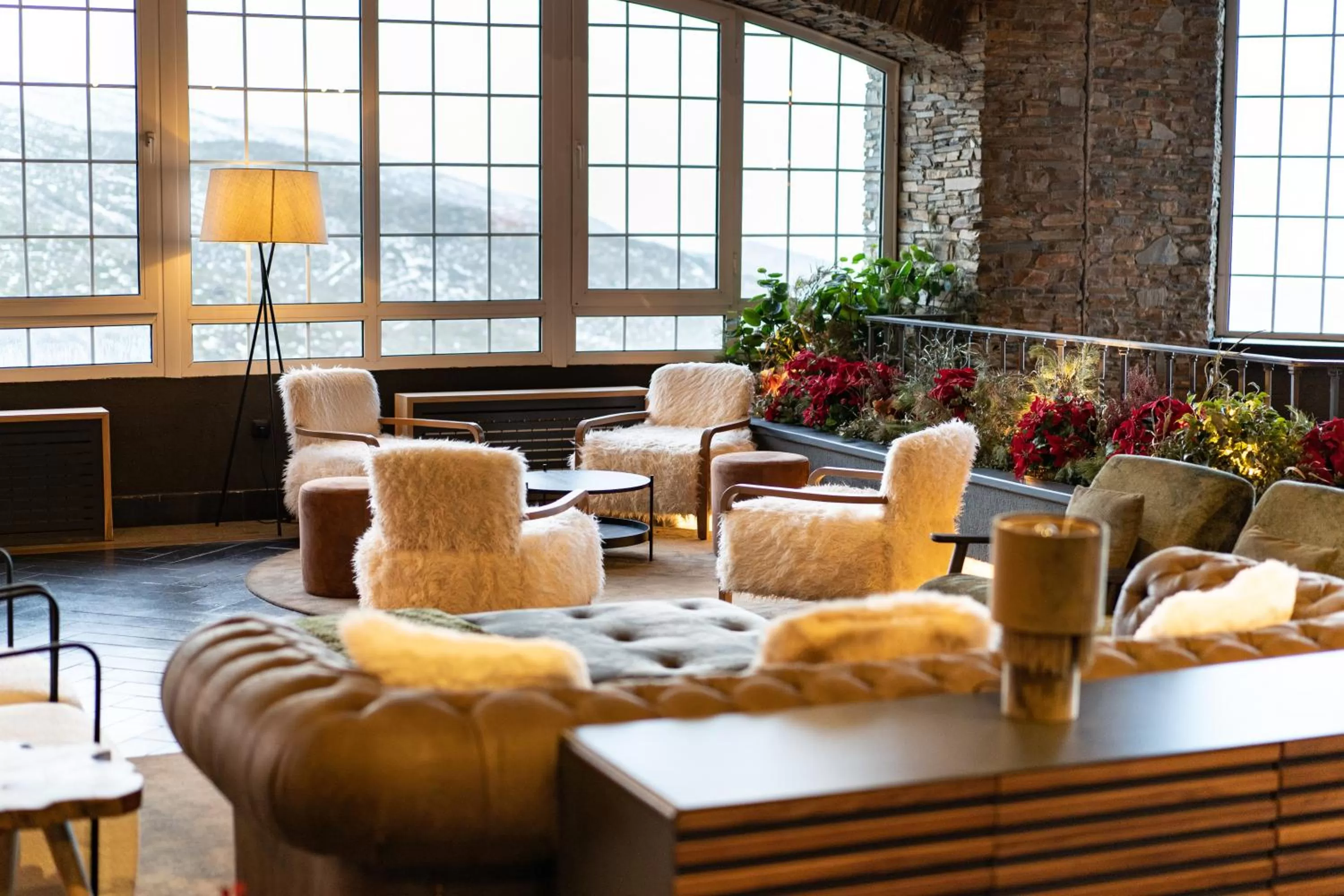 Seating area in Hotel Ziryab