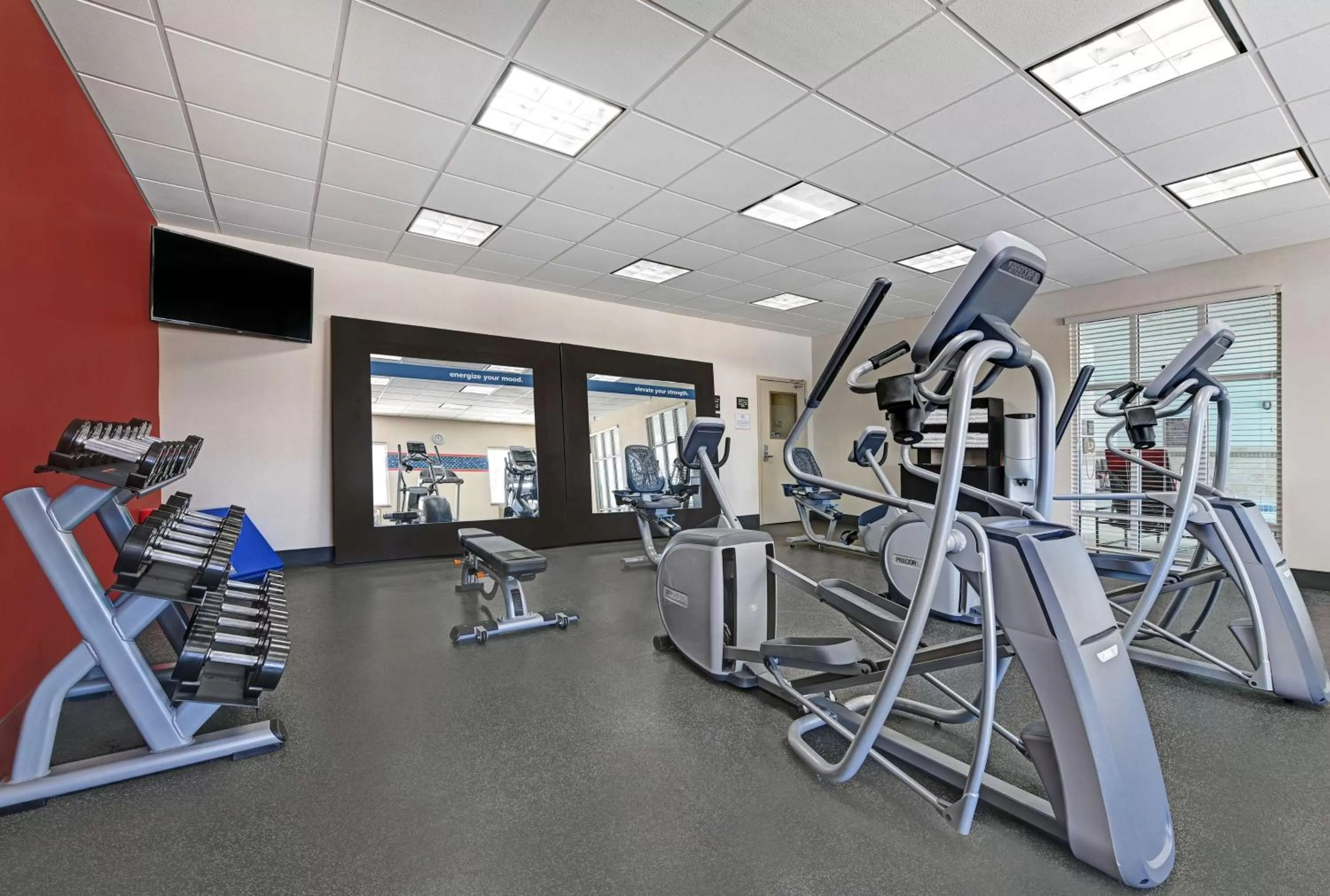 Fitness centre/facilities in Hampton Inn Deming