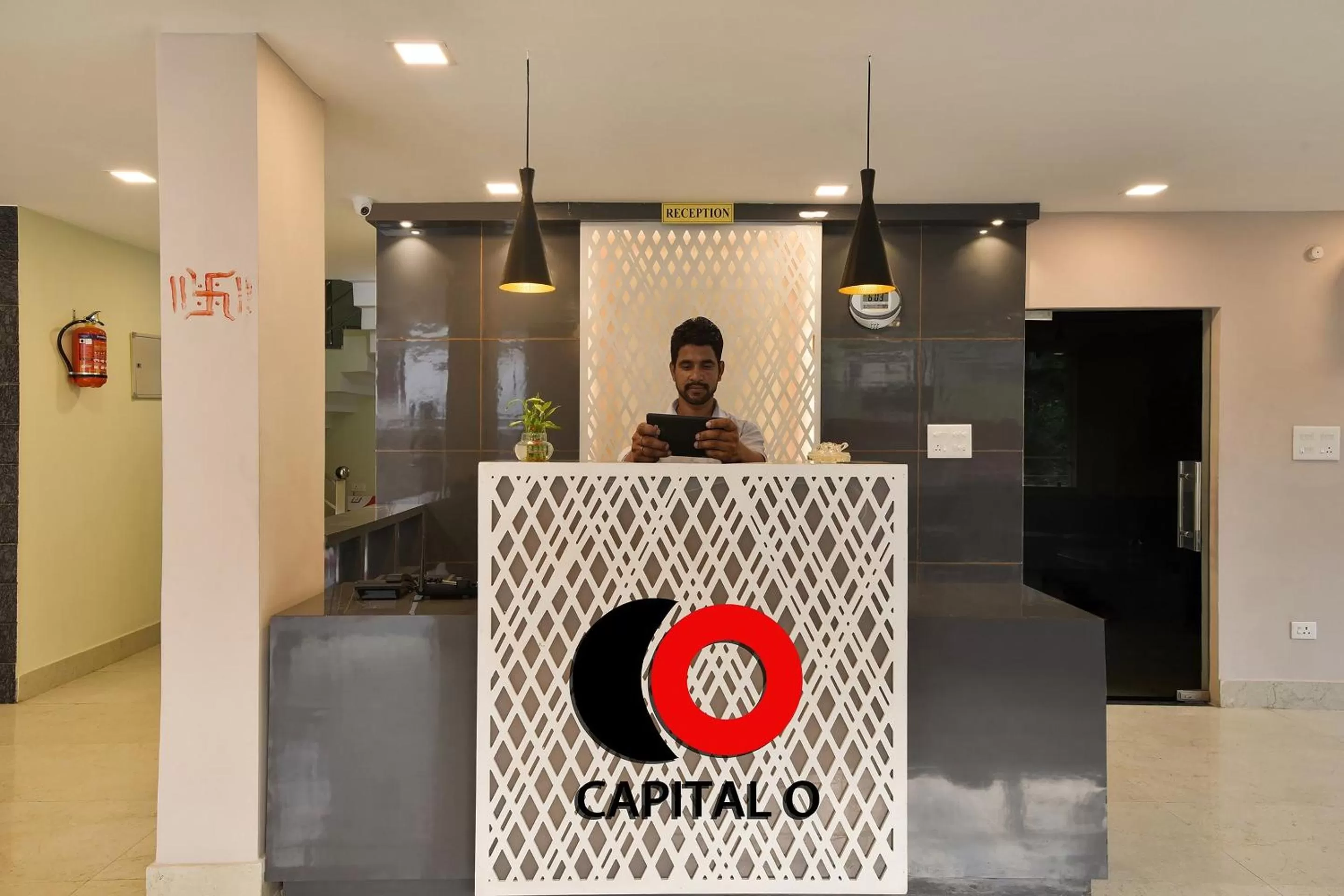 Lobby or reception, Lobby/Reception in Capital O Yogasthali Inn Hotel And Spa