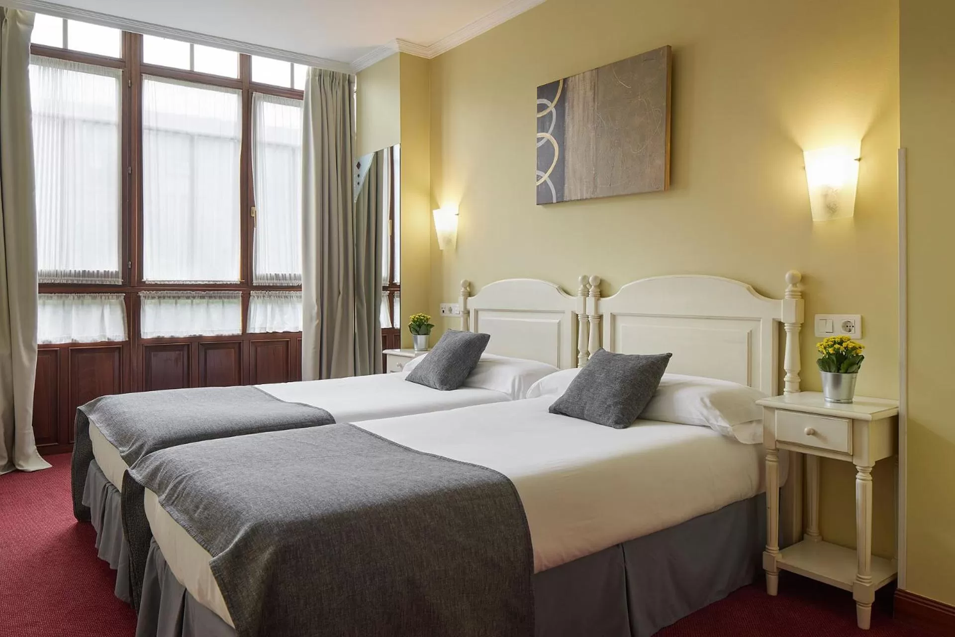 Bed in IRAIPE Ongi Hotel Auto Check-in