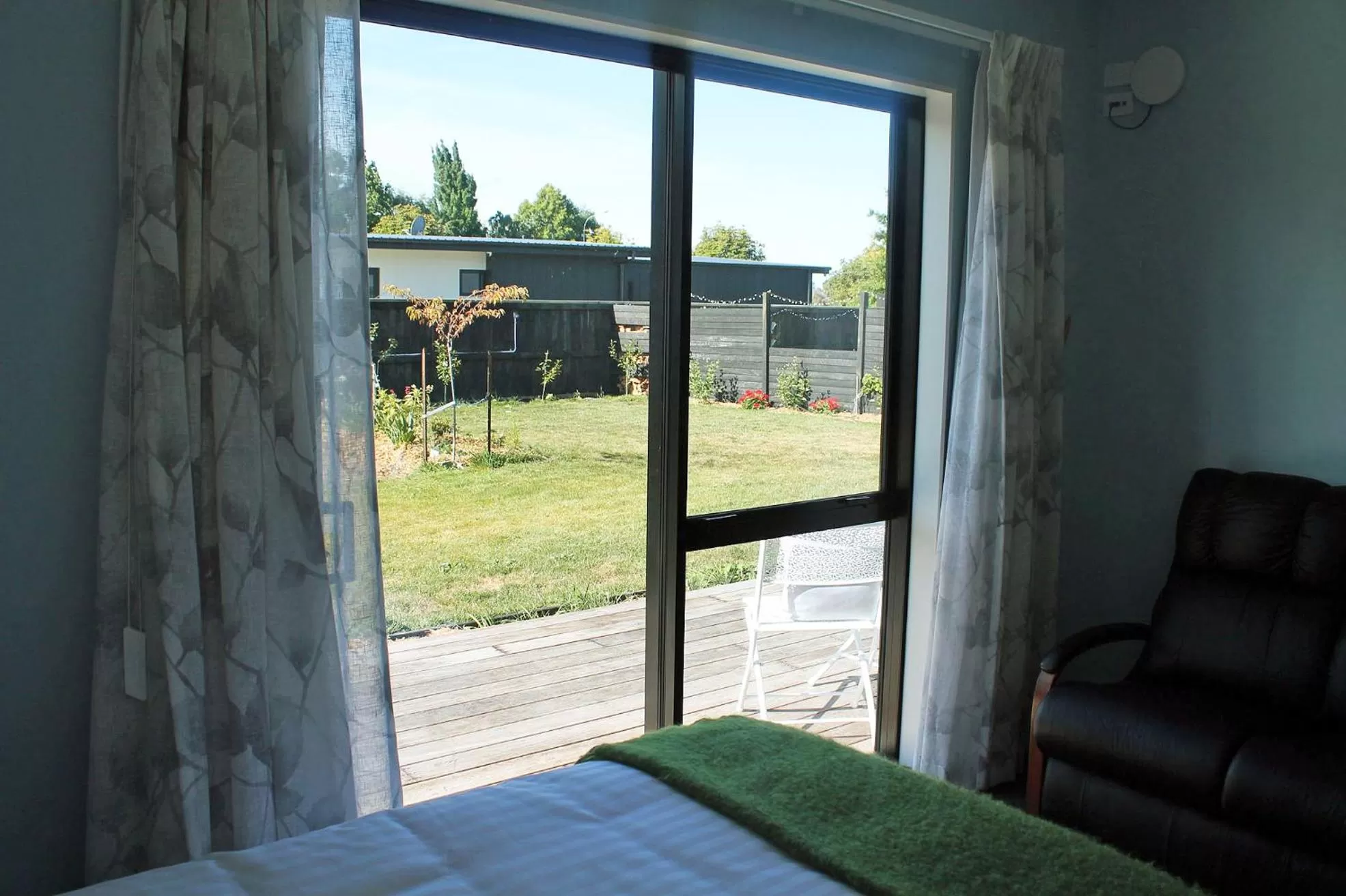 Garden view in Marlborough Wine Country B&B