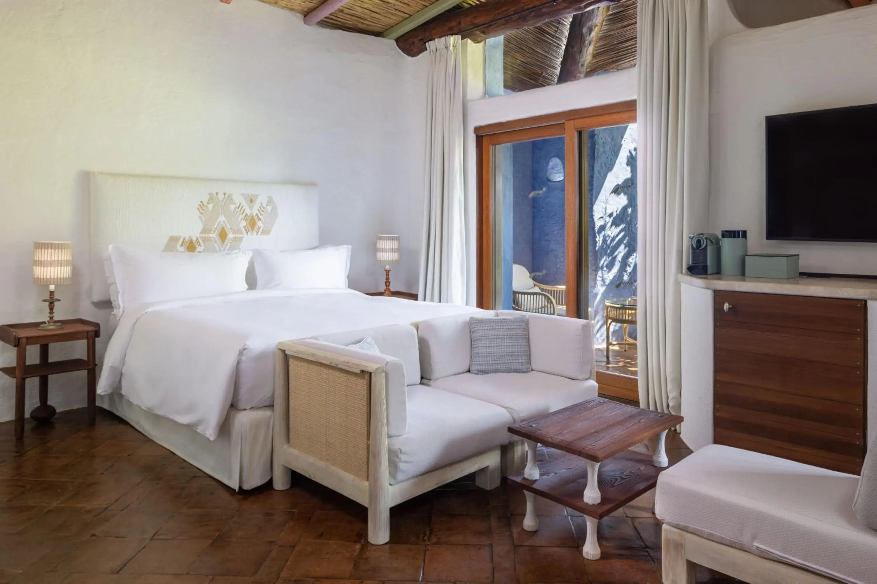 Heritage Room, double bed, Inner View, terrace, original wing in Hotel Cala di Volpe, a Luxury Collection Hotel, Costa Smeralda Heritage Room, double bed, Inner View, terrace, original wing in Hotel Cala di Volpe, a Luxury Collection Hotel, Costa Smeralda