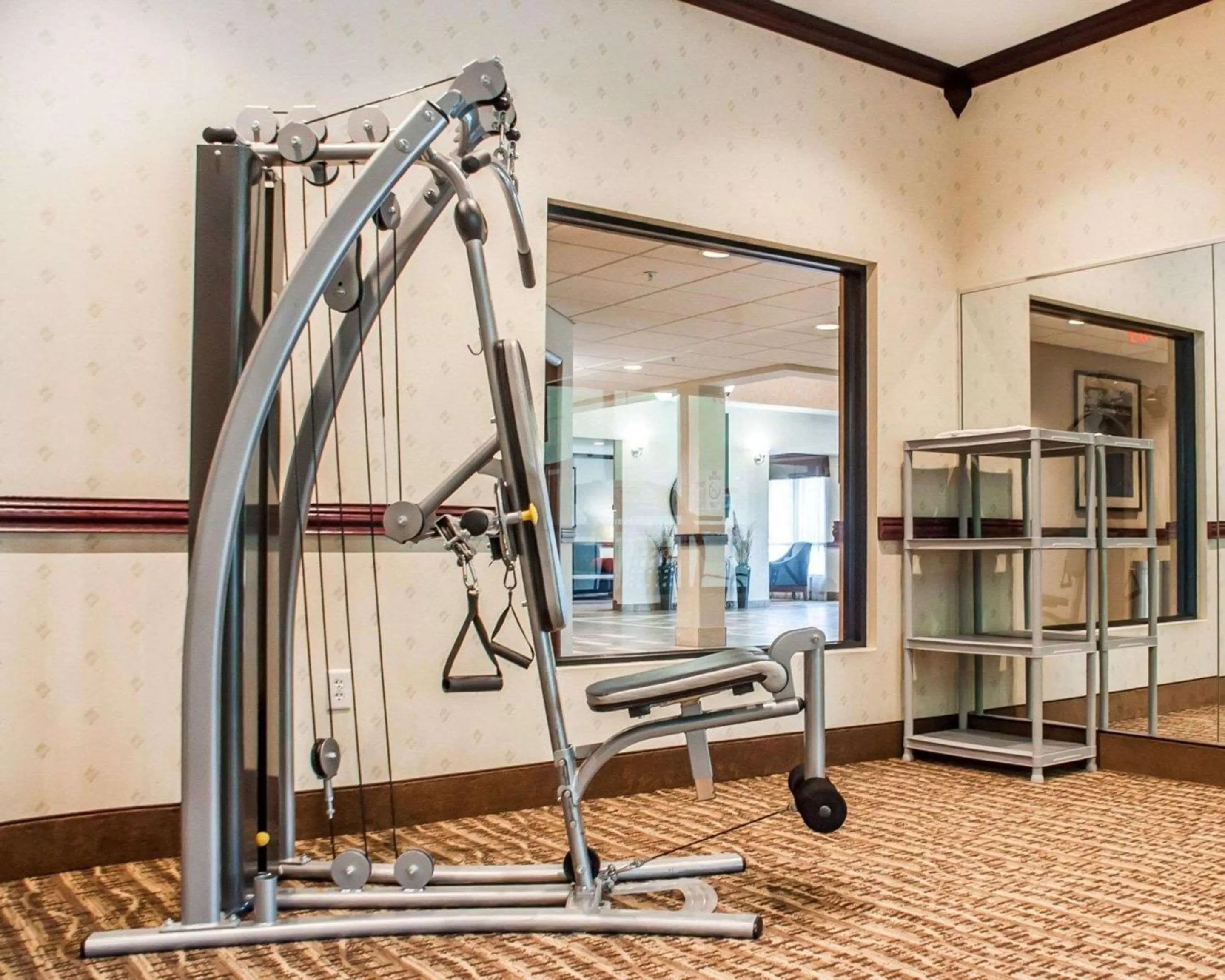 Fitness centre/facilities in Quality Inn Near Walden Galleria Mall