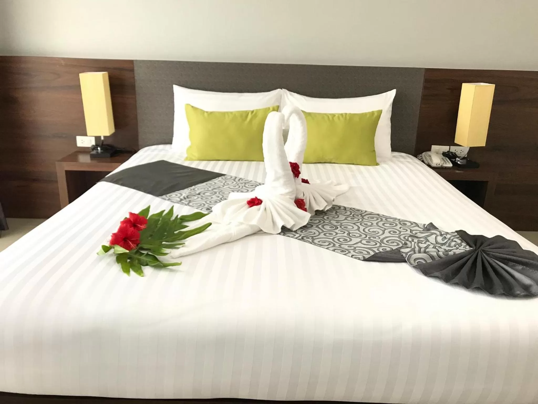 Bed in Aonang Sea Valley Resort