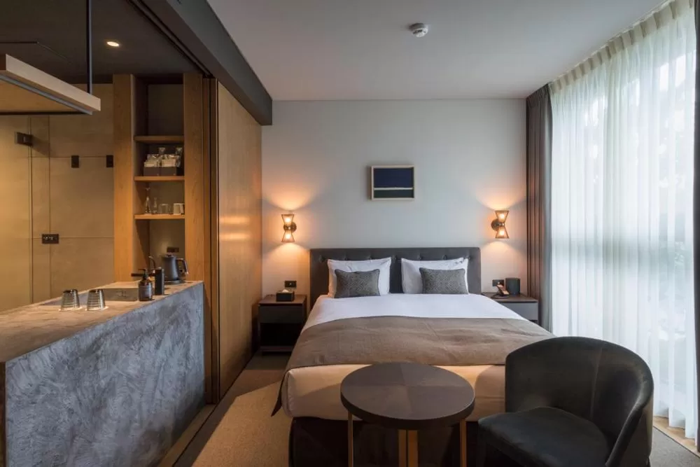 Bed in HOTEL CANATA KYOTO